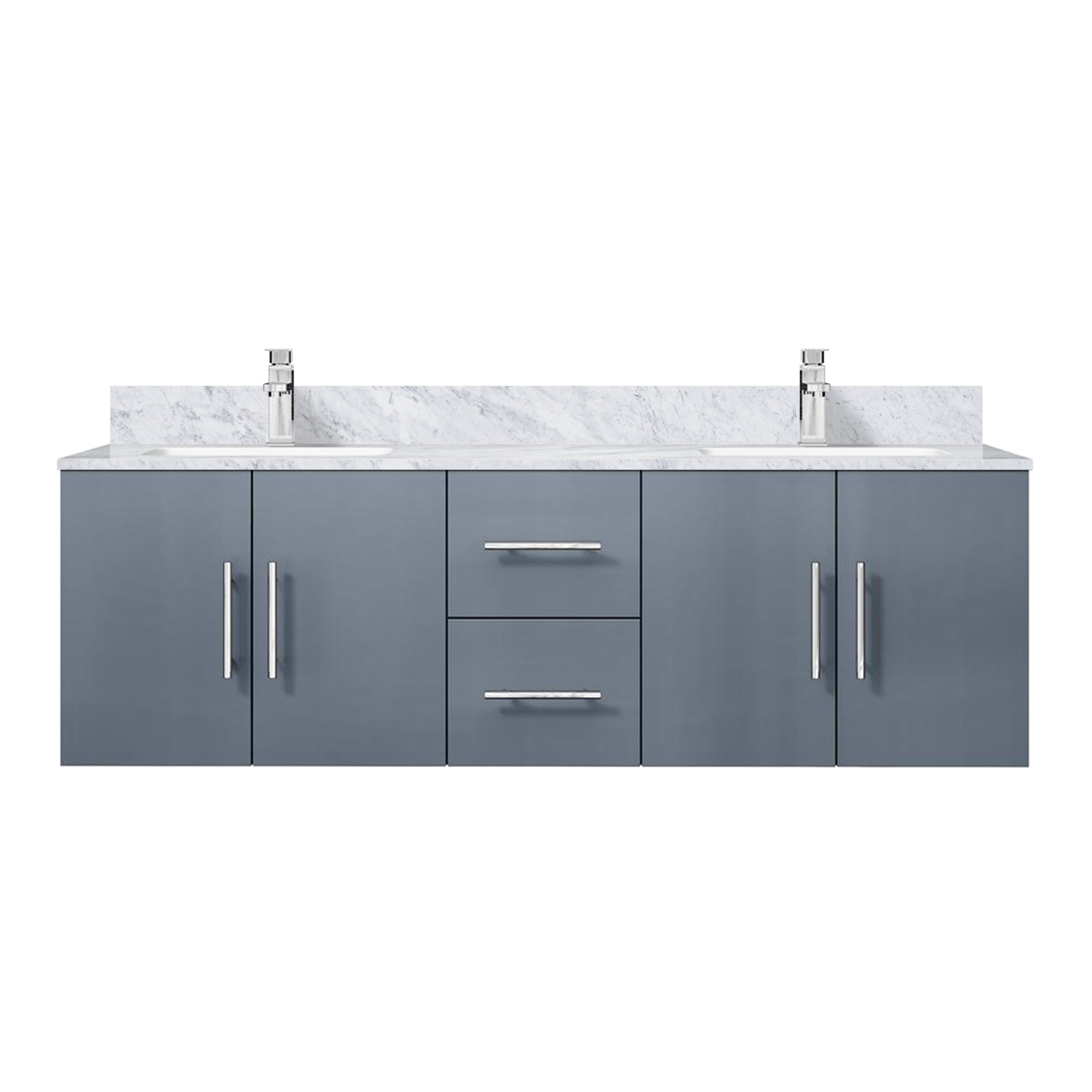Lexora Geneva 60 in. W x 22 in. D Double Bath Vanity