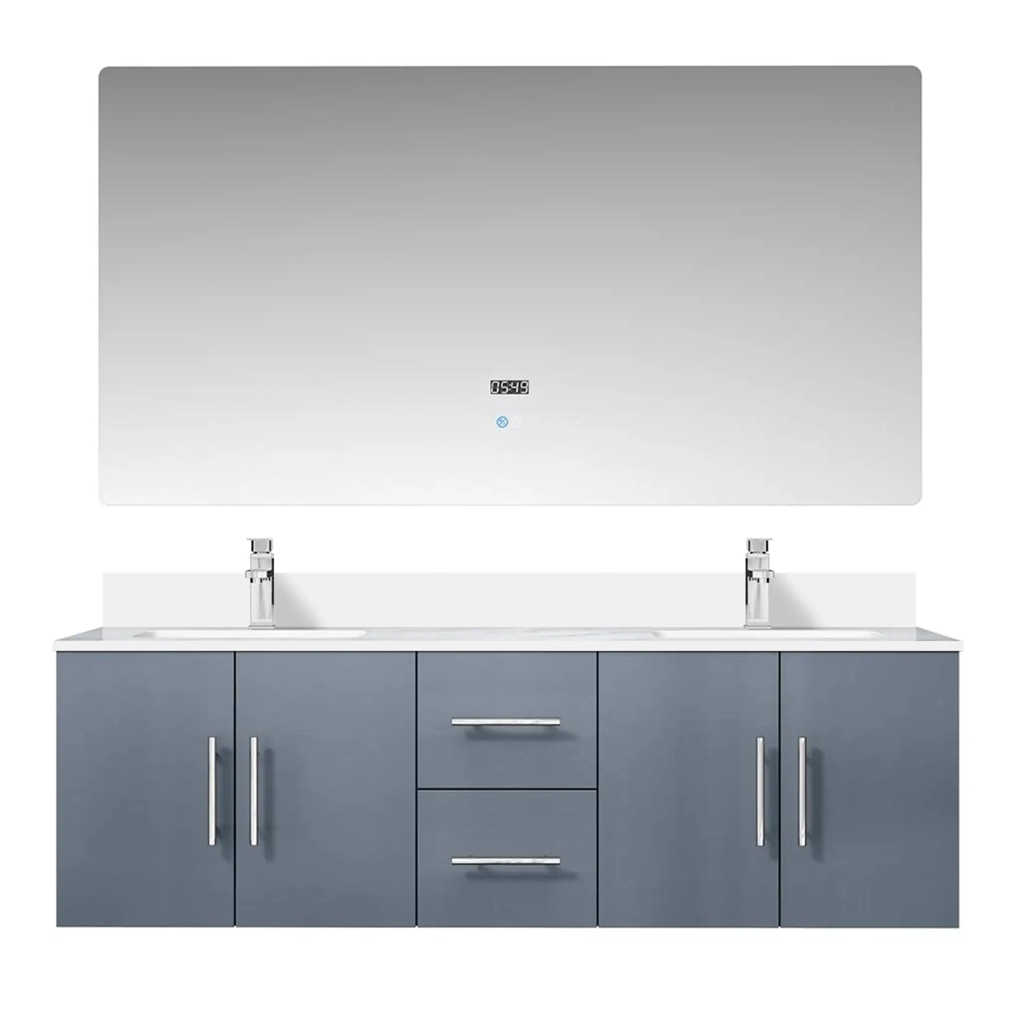 Lexora Geneva 60 in. W x 22 in. D Double Bath Vanity by Lexora