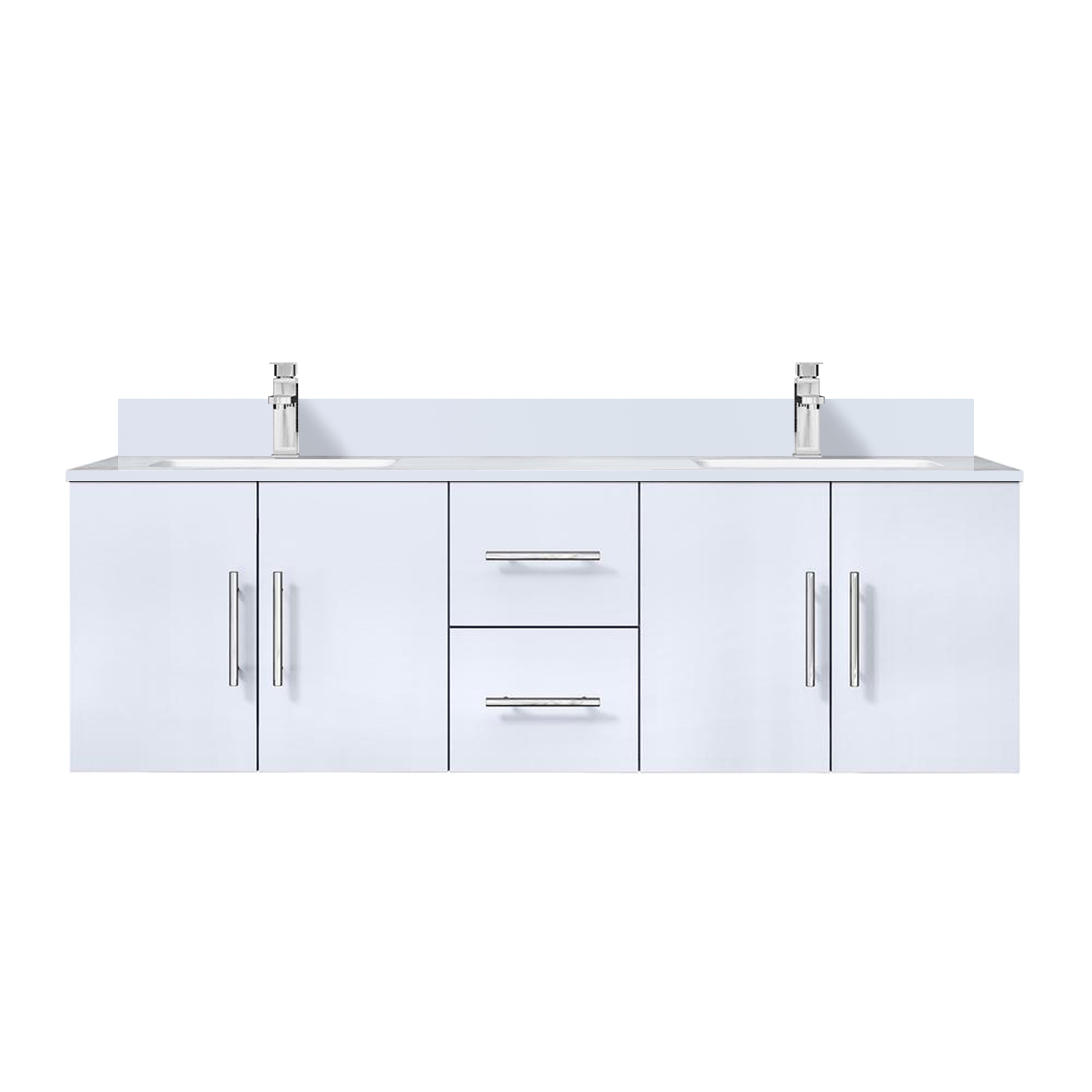 Lexora Geneva 60 in. W x 22 in. D Double Bath Vanity