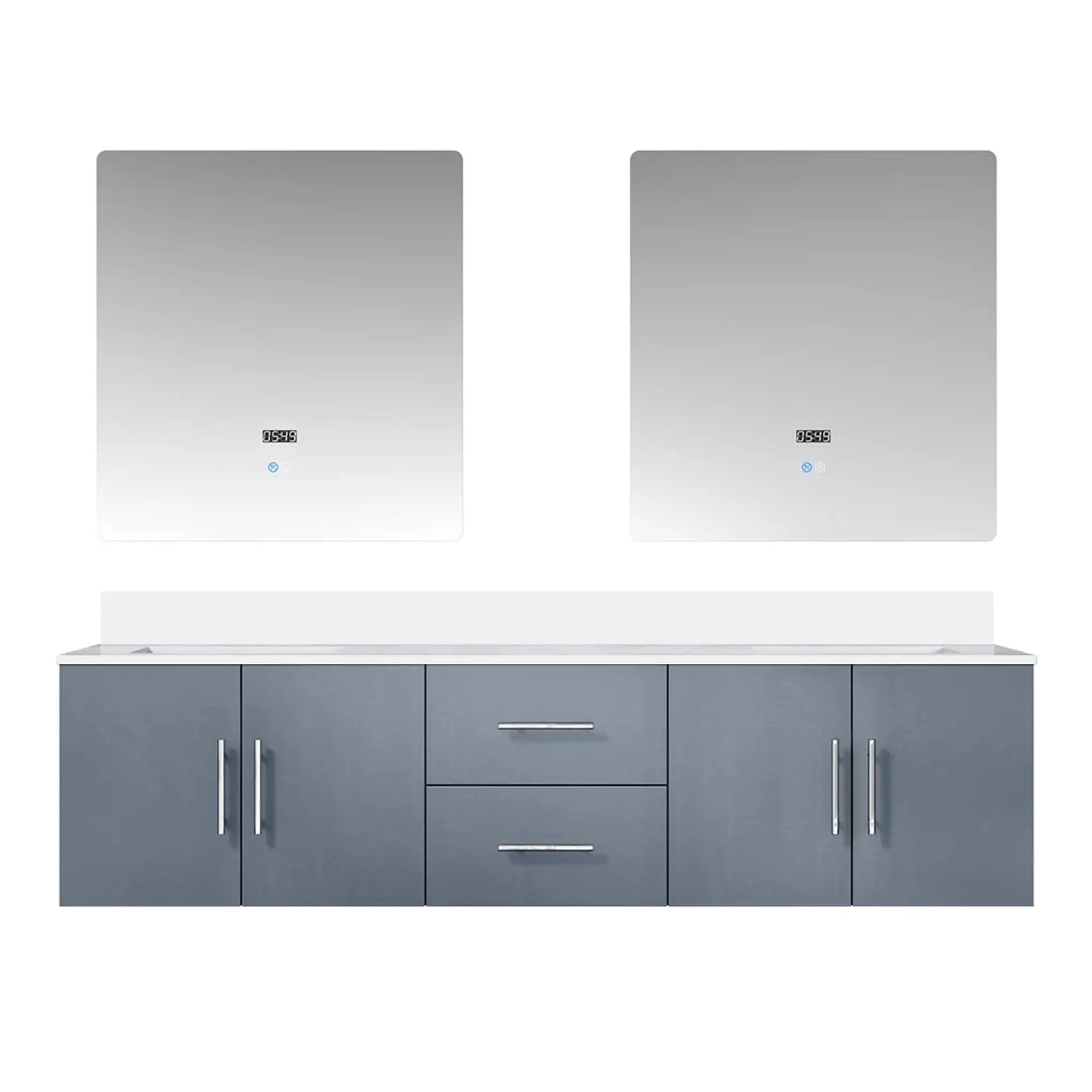 Lexora Geneva 72 in. W x 22 in. D Double Bath Vanity by Lexora