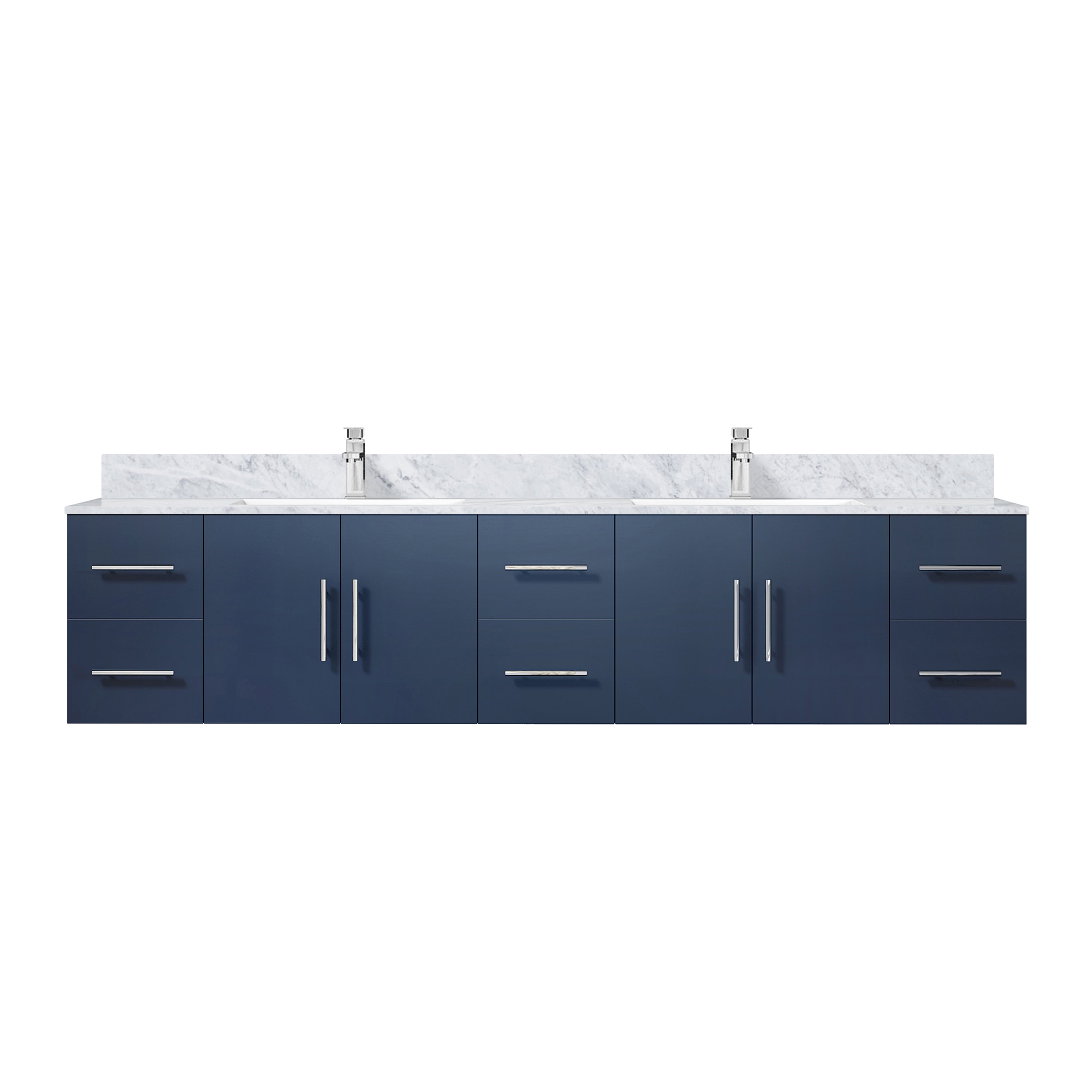 Lexora Geneva 84 in. W x 22 in. D Double Bath Vanity