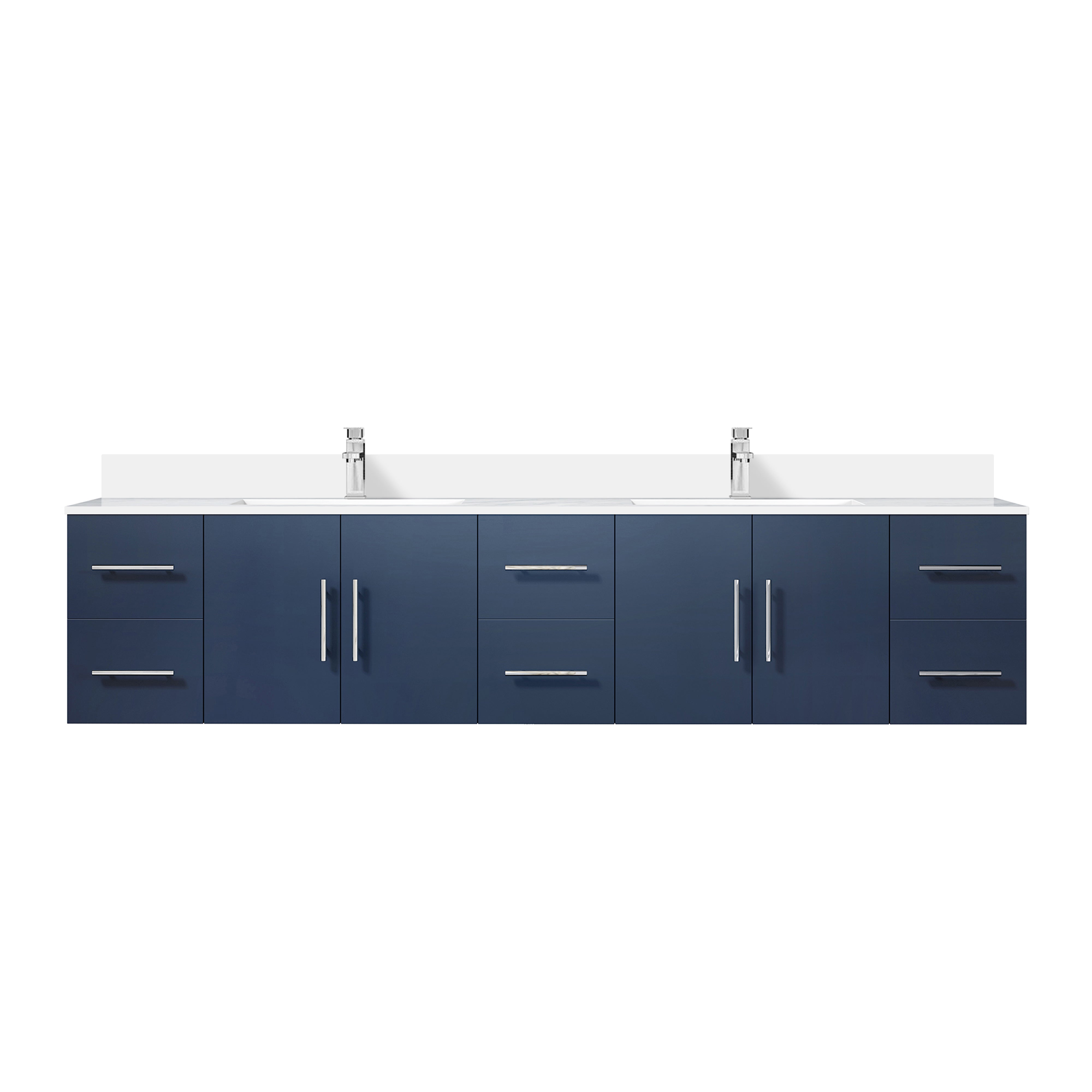 Lexora Geneva 84 in. W x 22 in. D Double Bath Vanity