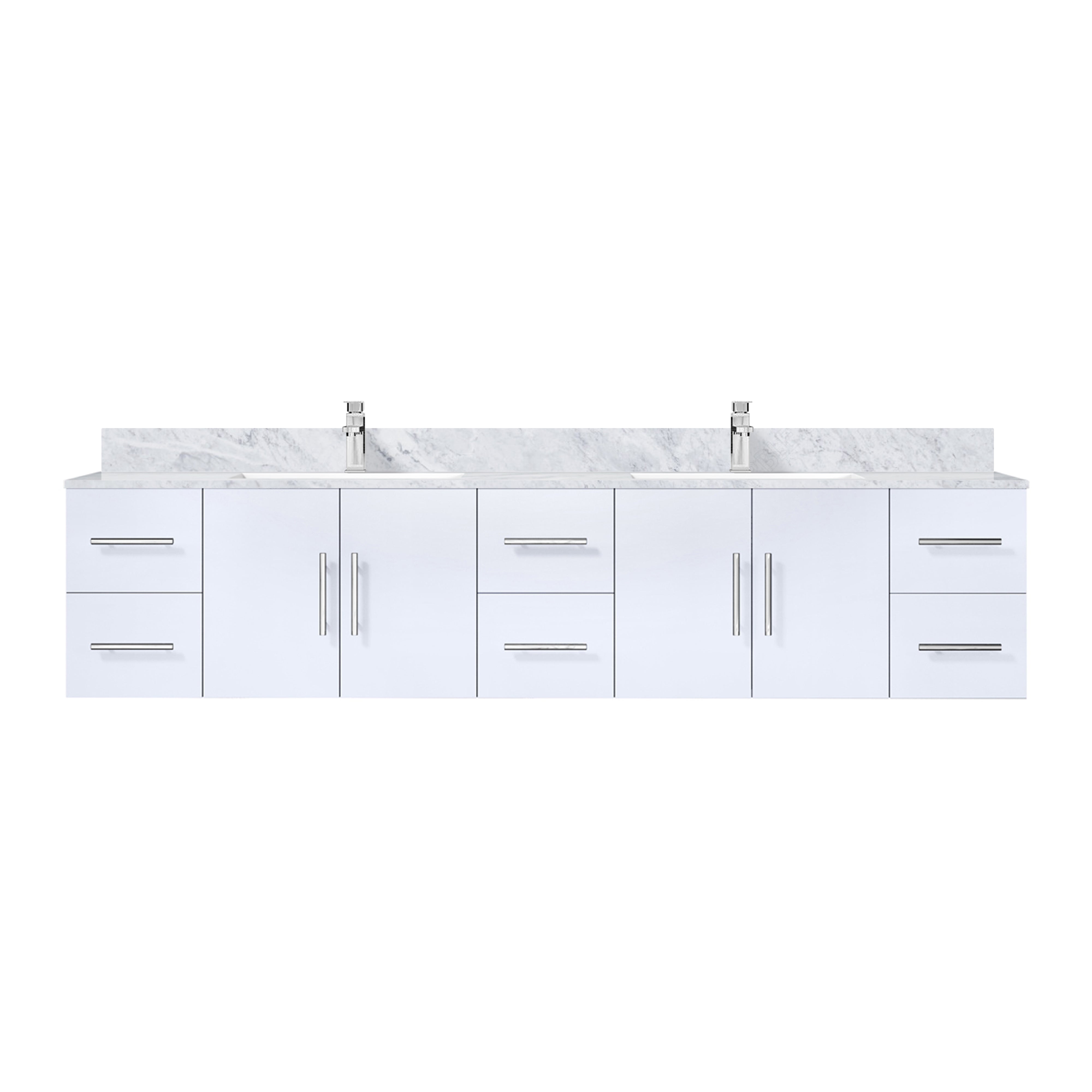 Lexora Geneva 84 in. W x 22 in. D Double Bath Vanity