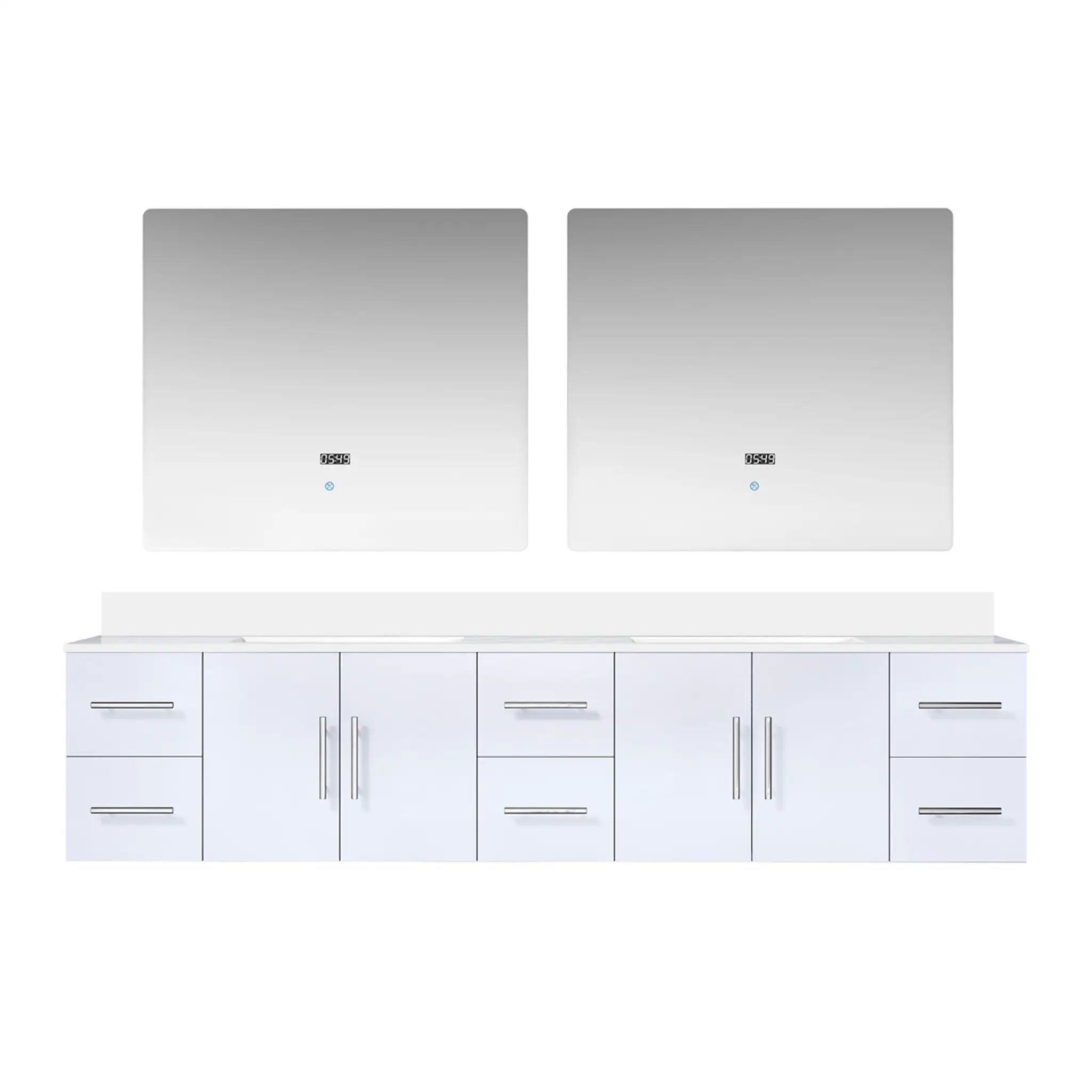 Lexora Geneva 84 in. W x 22 in. D Double Bath Vanity by Lexora