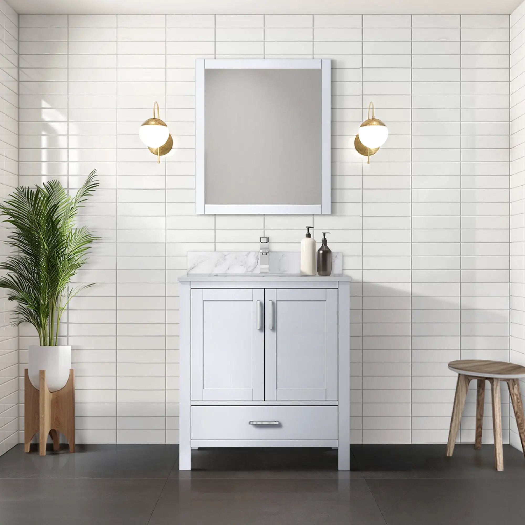white vanity