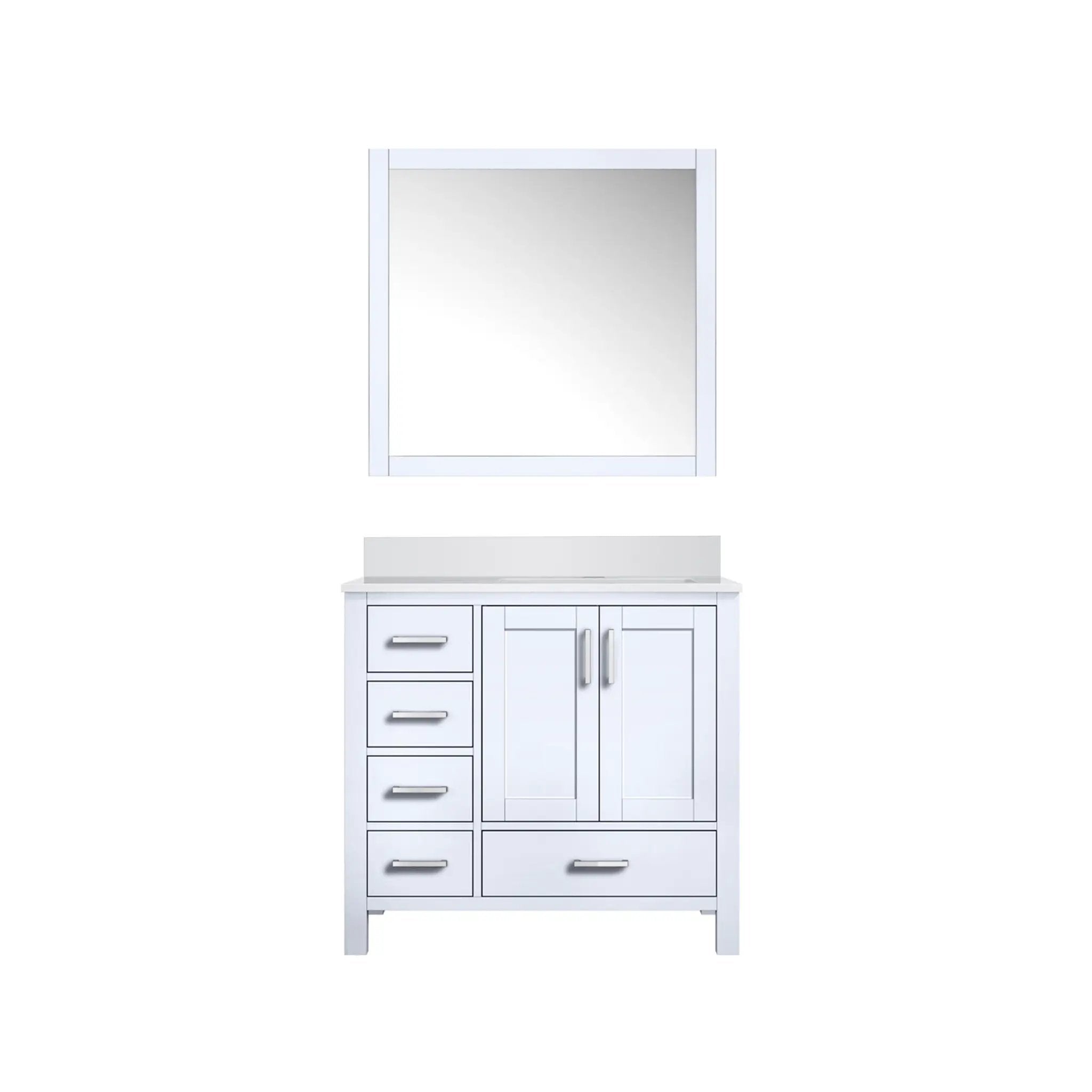 Lexora Jacques 36 in. W x 22 in. D Right Offset Bath Vanity by Lexora