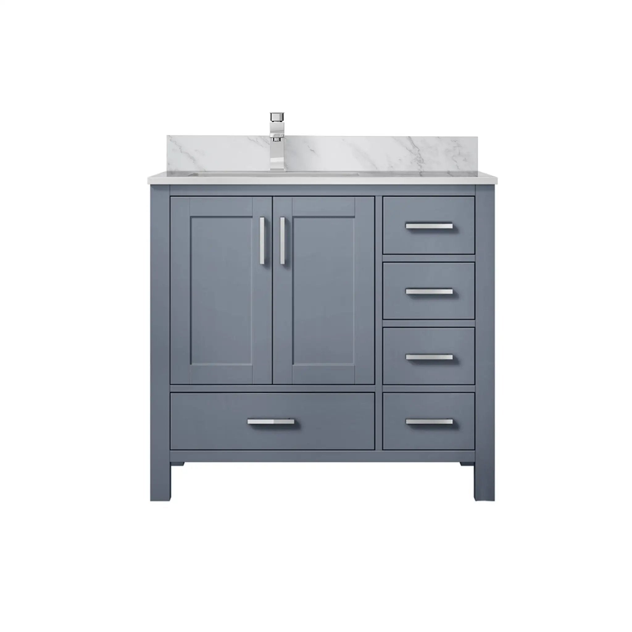 Lexora Jacques 36 in. W x 22 in. D Left Offset Bath Vanity by Lexora