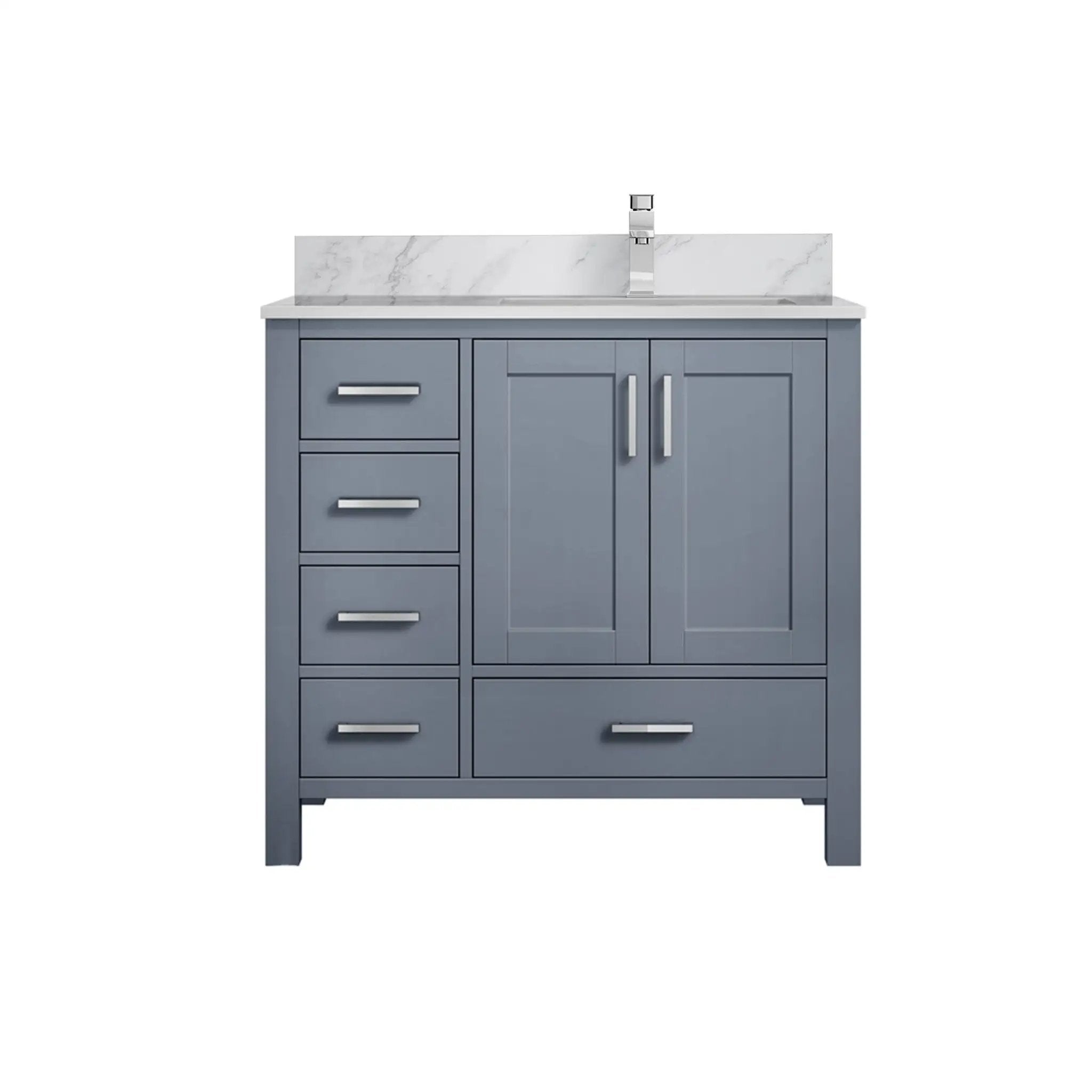 Lexora Jacques 36 in. W x 22 in. D Right Offset Bath Vanity by Lexora