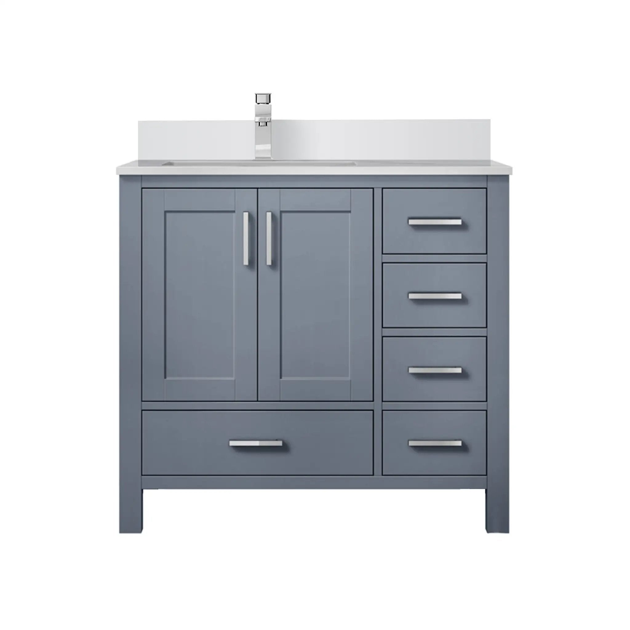 Lexora Jacques 36 in. W x 22 in. D Left Offset Bath Vanity by Lexora