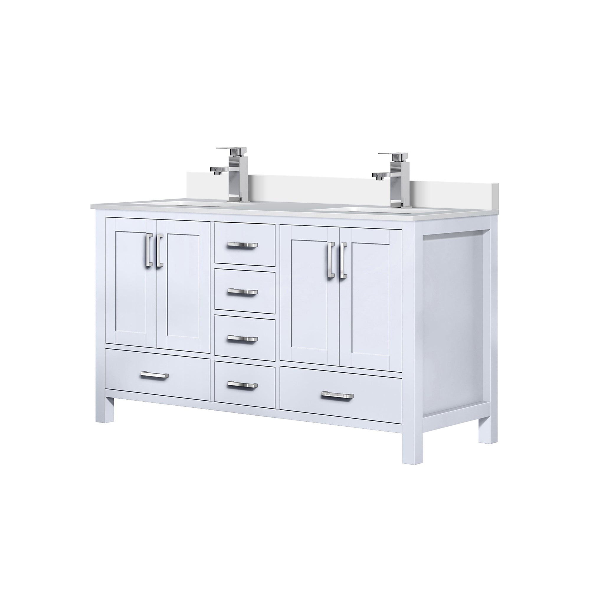 Lexora Jacques 60 in. W x 22 in. D Double Bath Vanity by Lexora