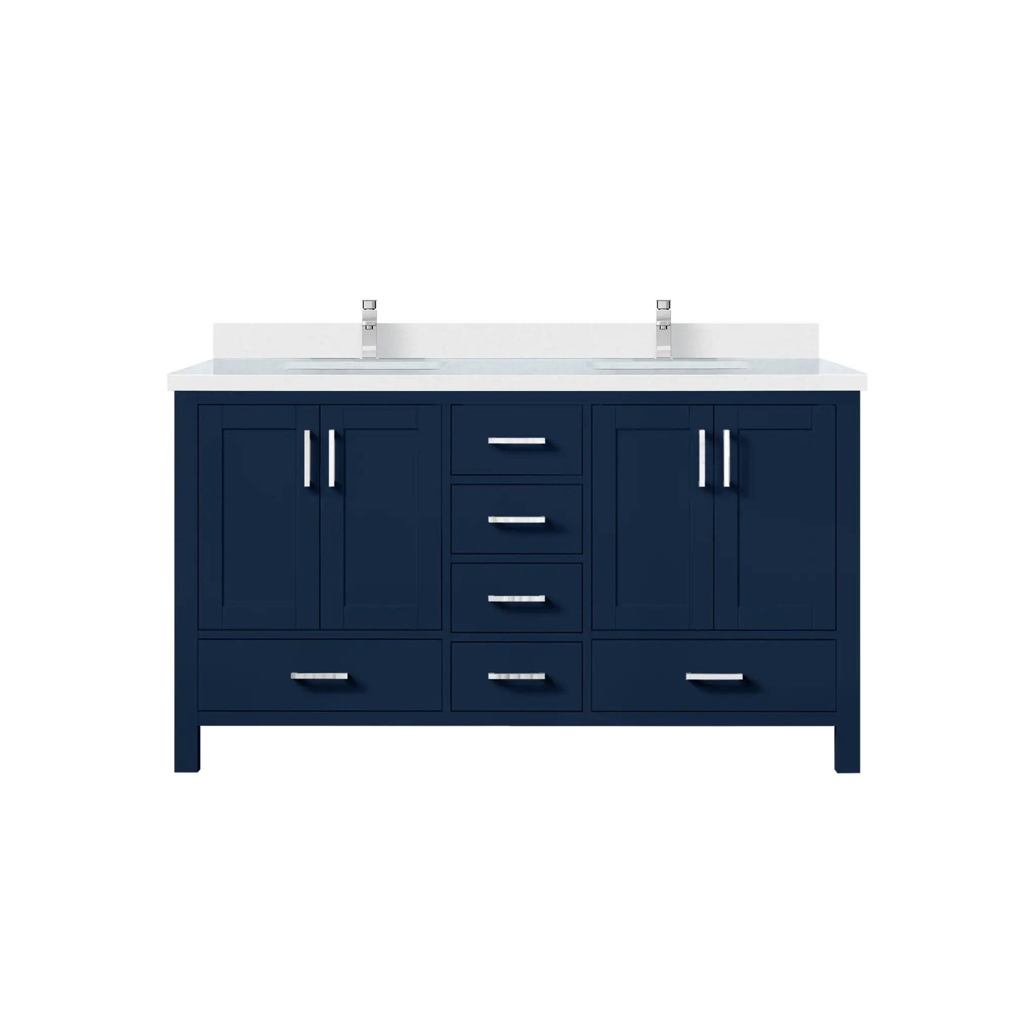 Lexora Jacques 60 in. W x 22 in. D Double Bath Vanity by Lexora