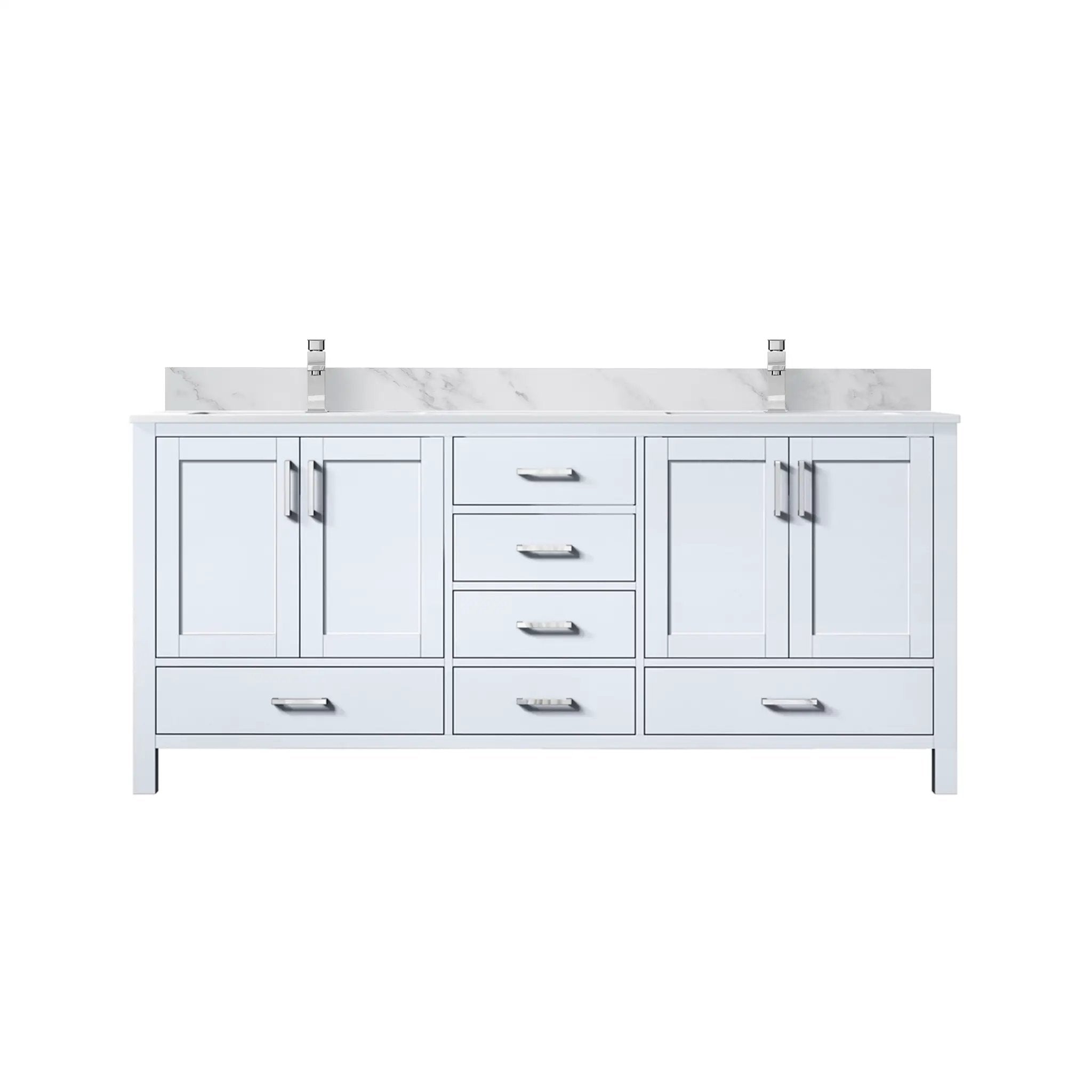 Lexora Jacques 72 in. W x 22 in. D Double Bath Vanity by Lexora