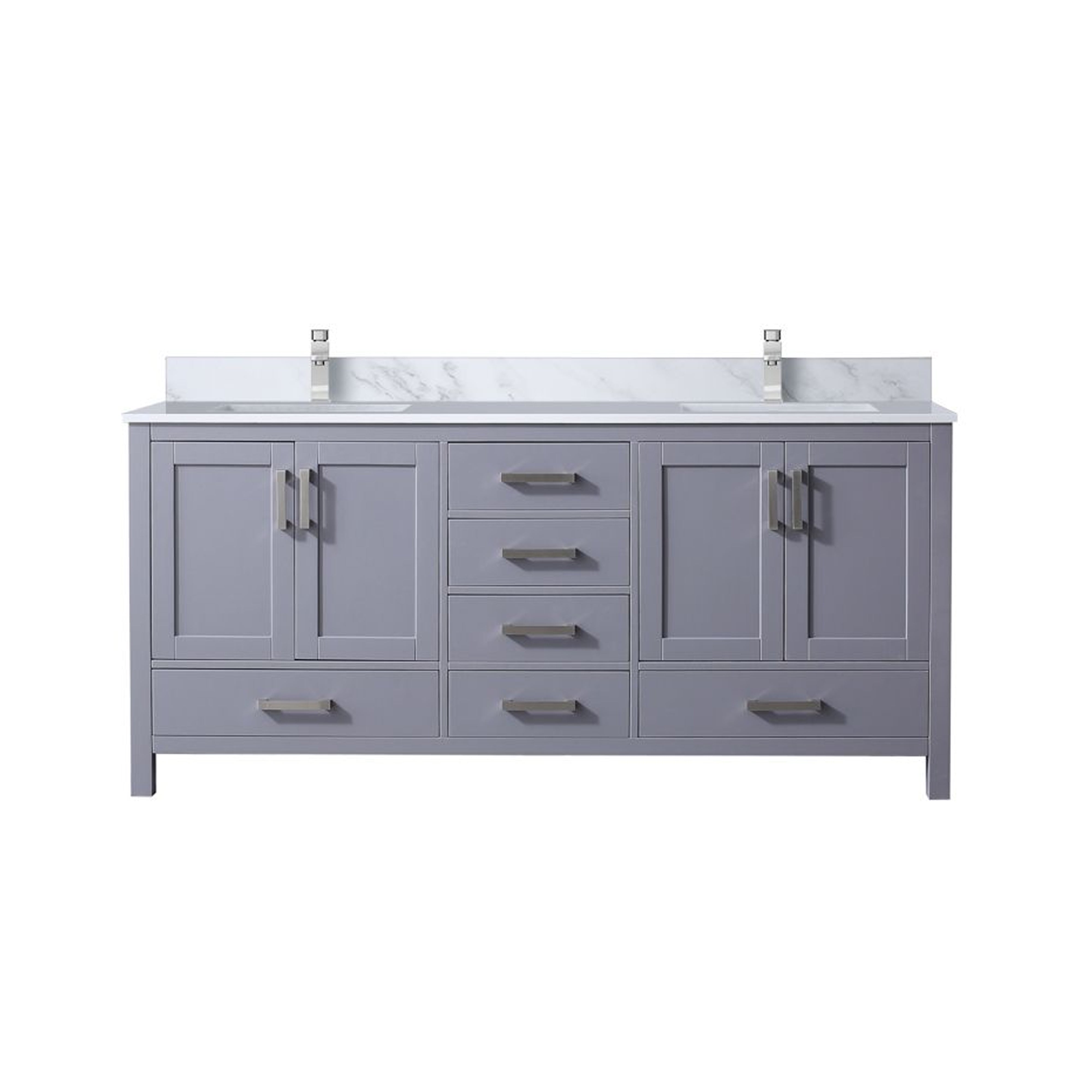 Lexora Jacques 72 in. W x 22 in. D Double Bath Vanity