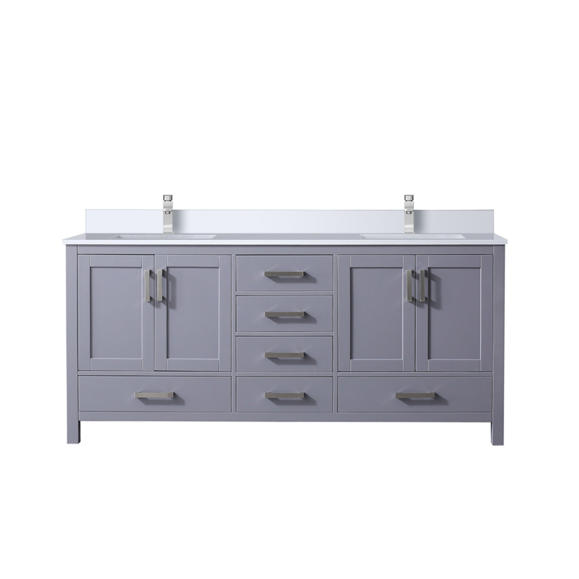 Lexora Jacques 72 in. W x 22 in. D Double Bath Vanity