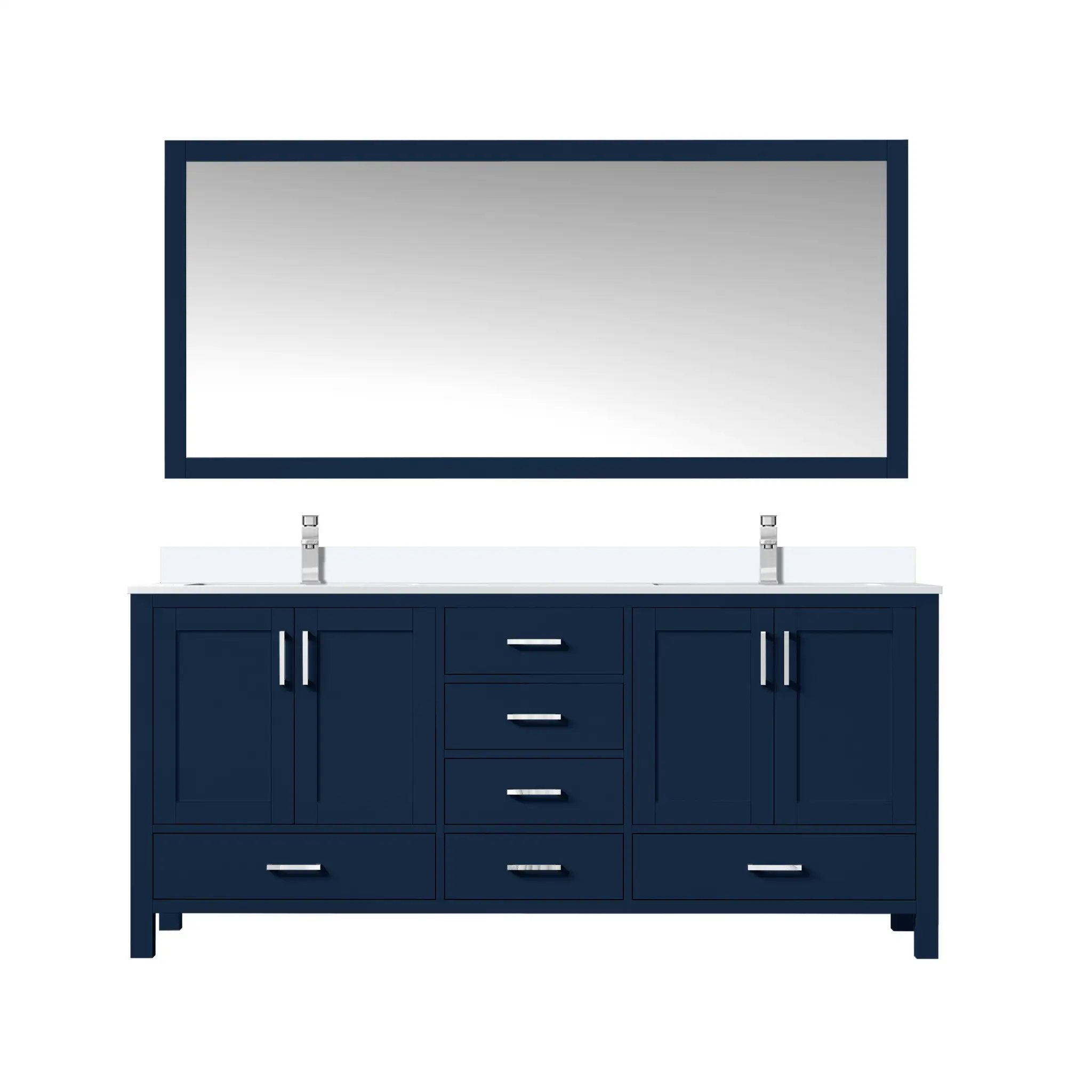 Lexora Jacques 72 in. W x 22 in. D Double Bath Vanity by Lexora