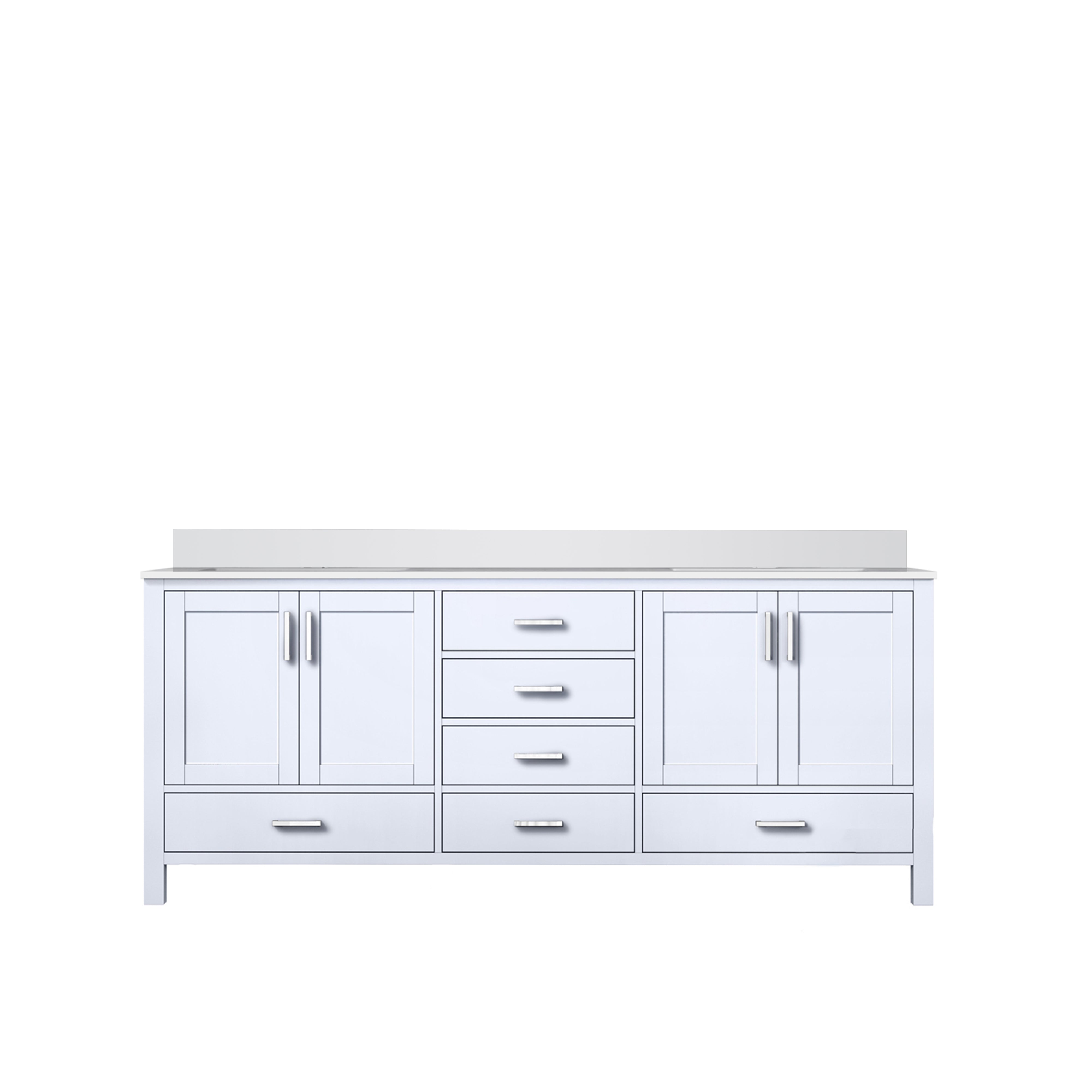 Lexora Jacques 80 in. W x 22 in. D Double Bath Vanity