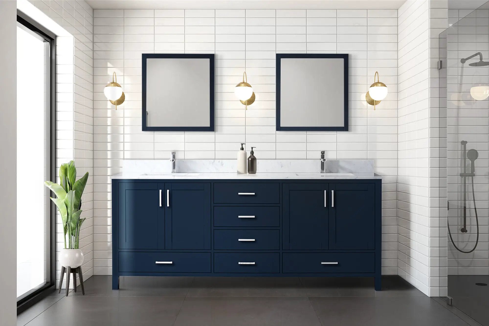 green vanity