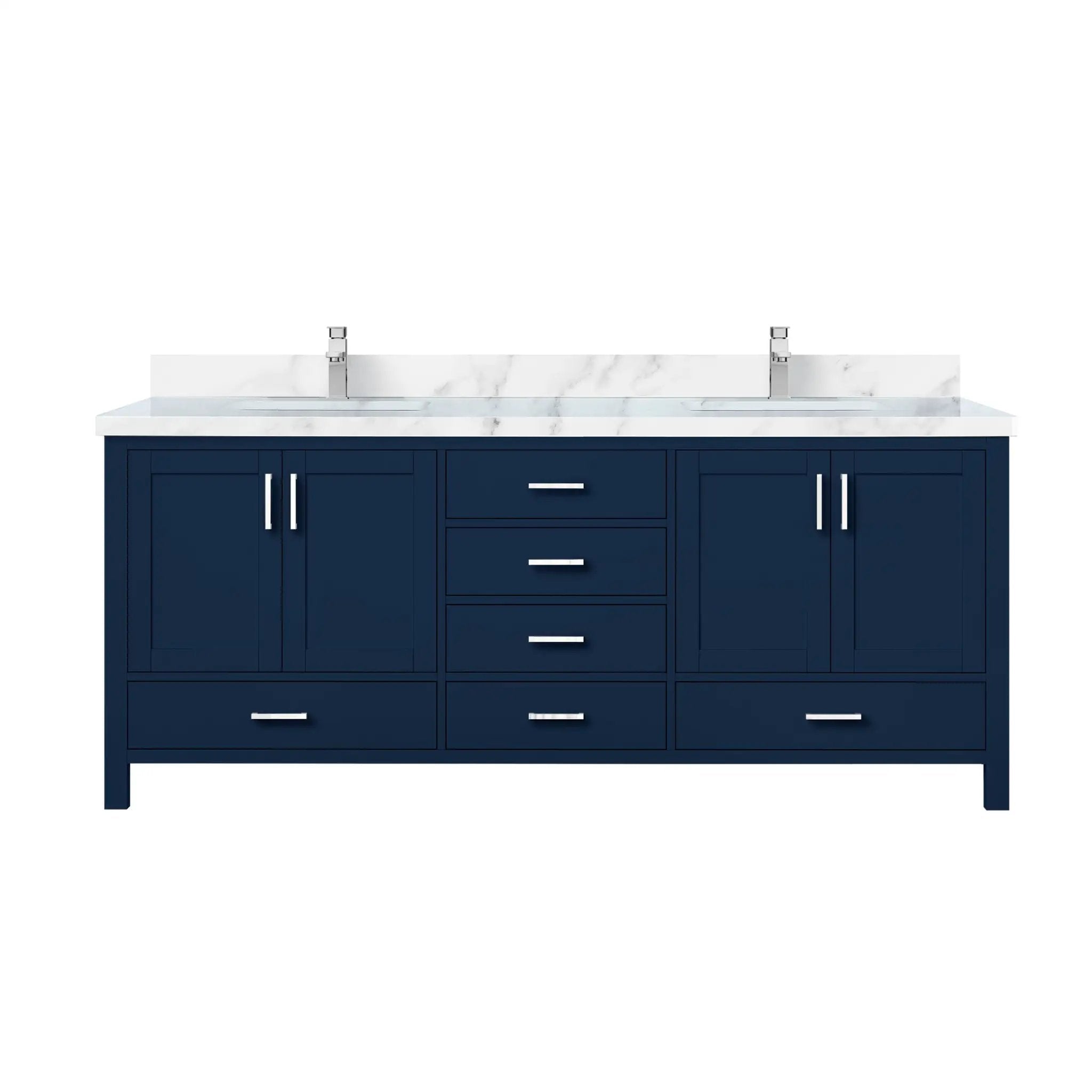 Lexora Jacques 80 in. W x 22 in. D Double Bath Vanity by Lexora