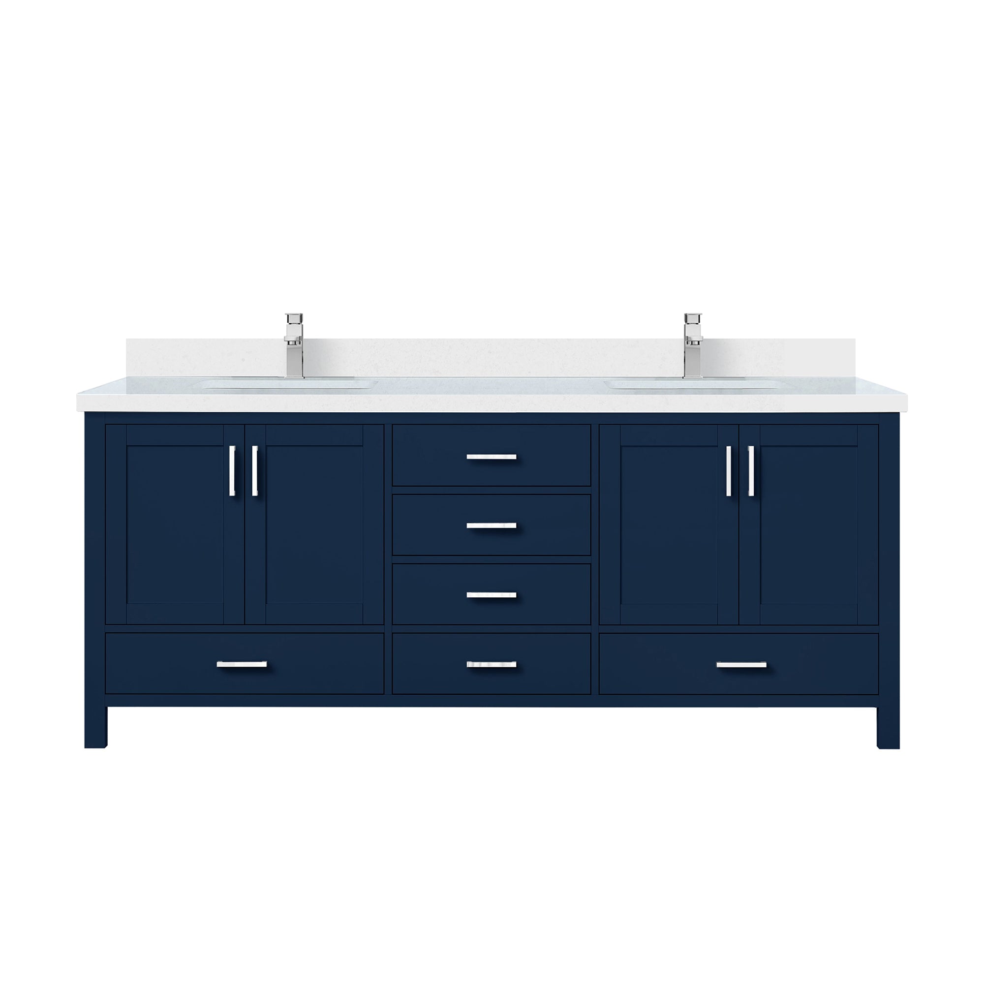 Lexora Jacques 80 in. W x 22 in. D Double Bath Vanity