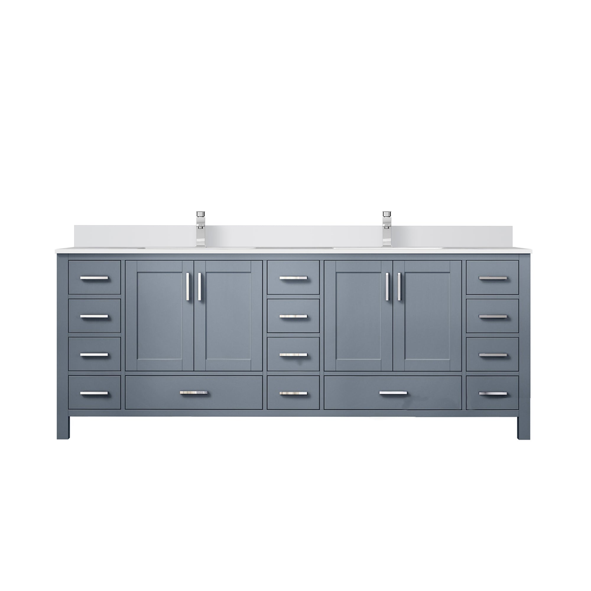 Lexora Jacques 84 in. W x 22 in. D Double Bath Vanity by Lexora