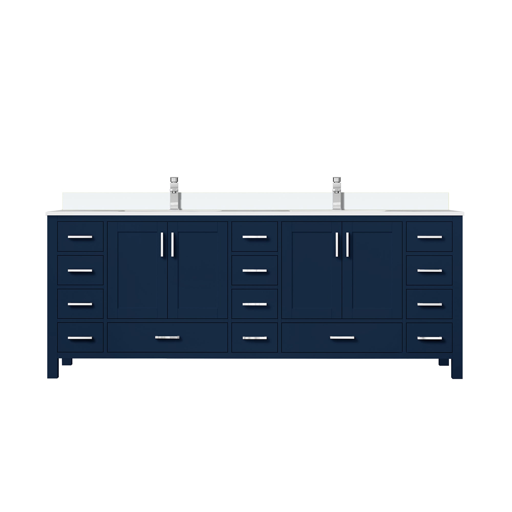 Lexora Jacques 84 in. W x 22 in. D Double Bath Vanity