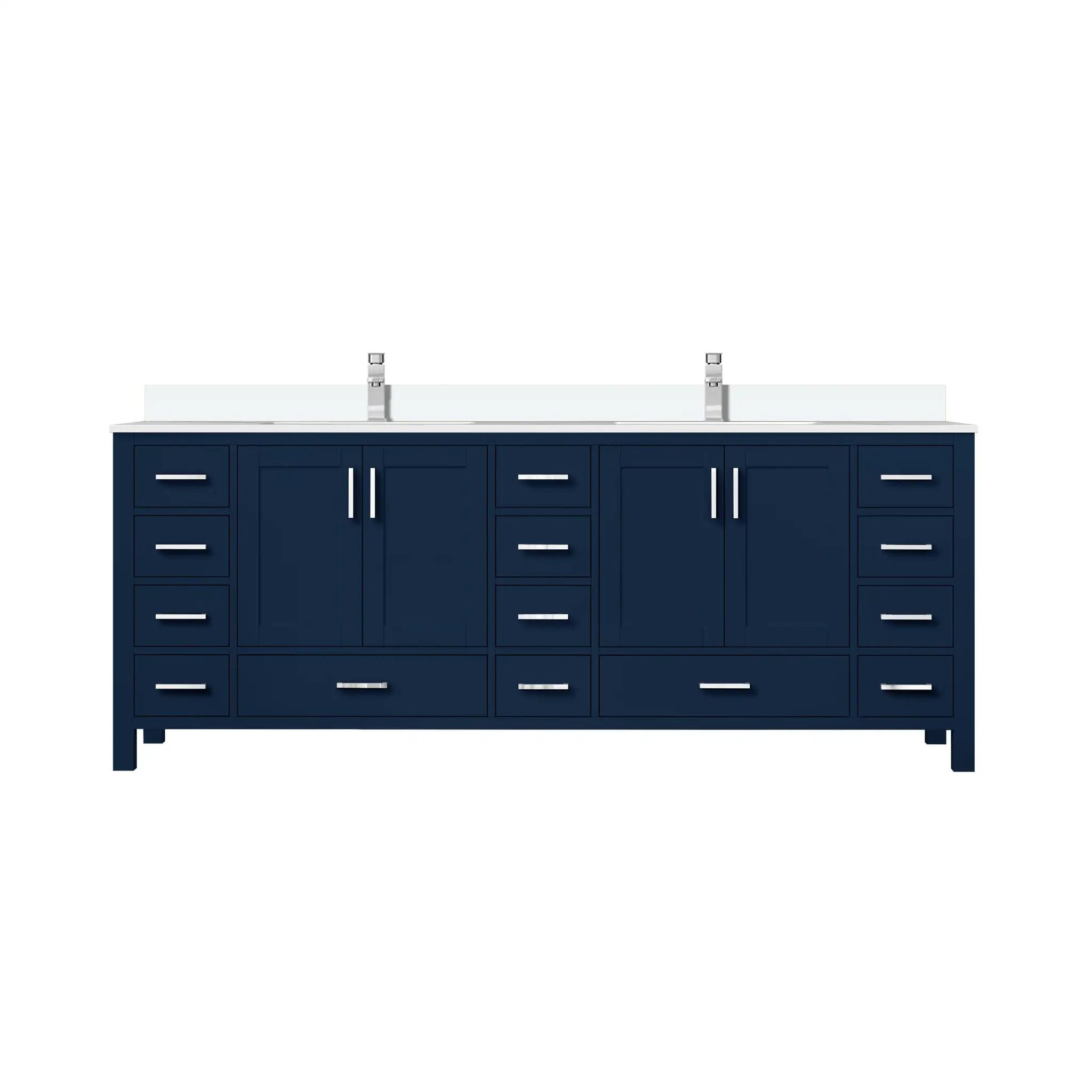 Lexora Jacques 84 in. W x 22 in. D Double Bath Vanity by Lexora
