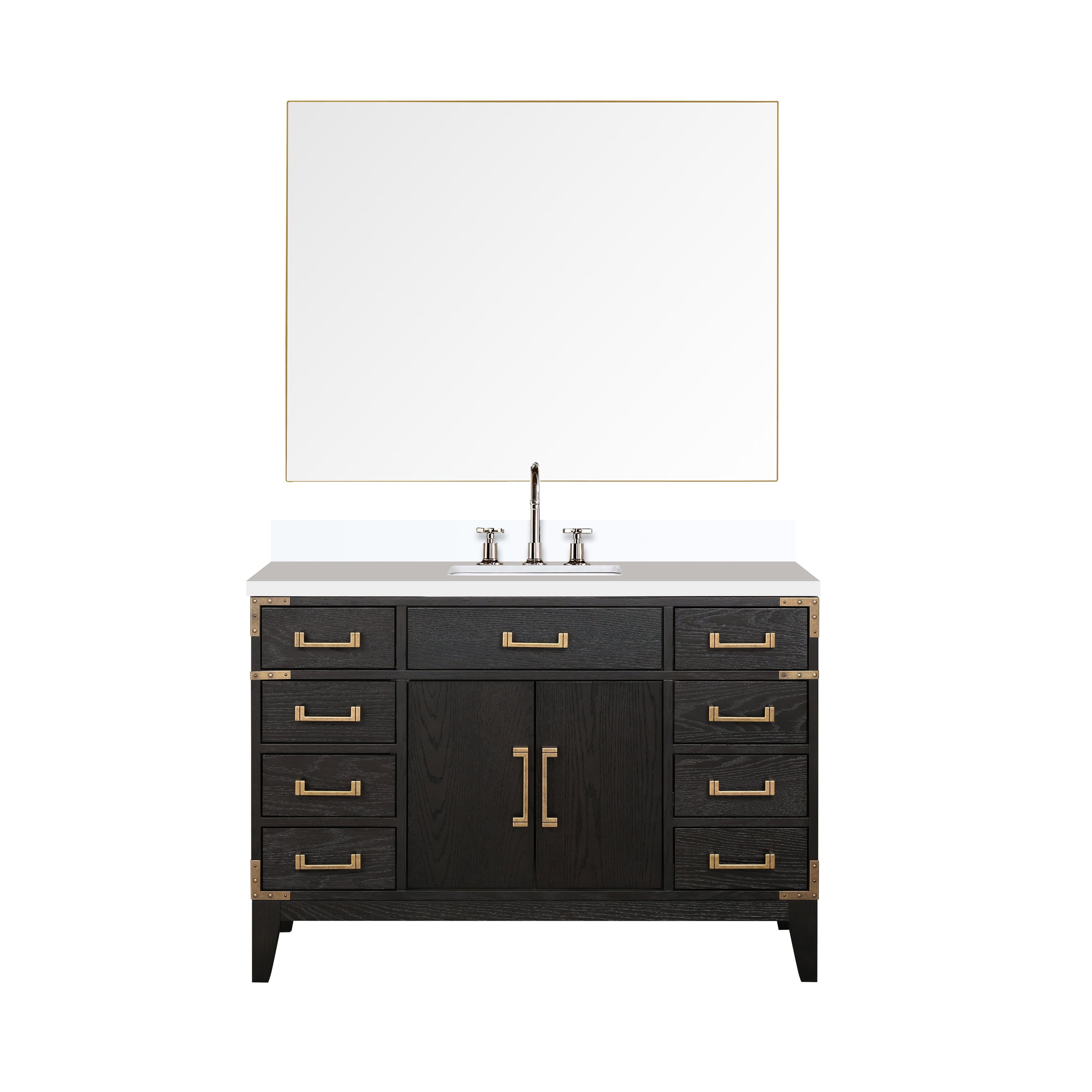 Lexora Laurel 48 in W x 22 in D Single Bath Vanity by Lexora