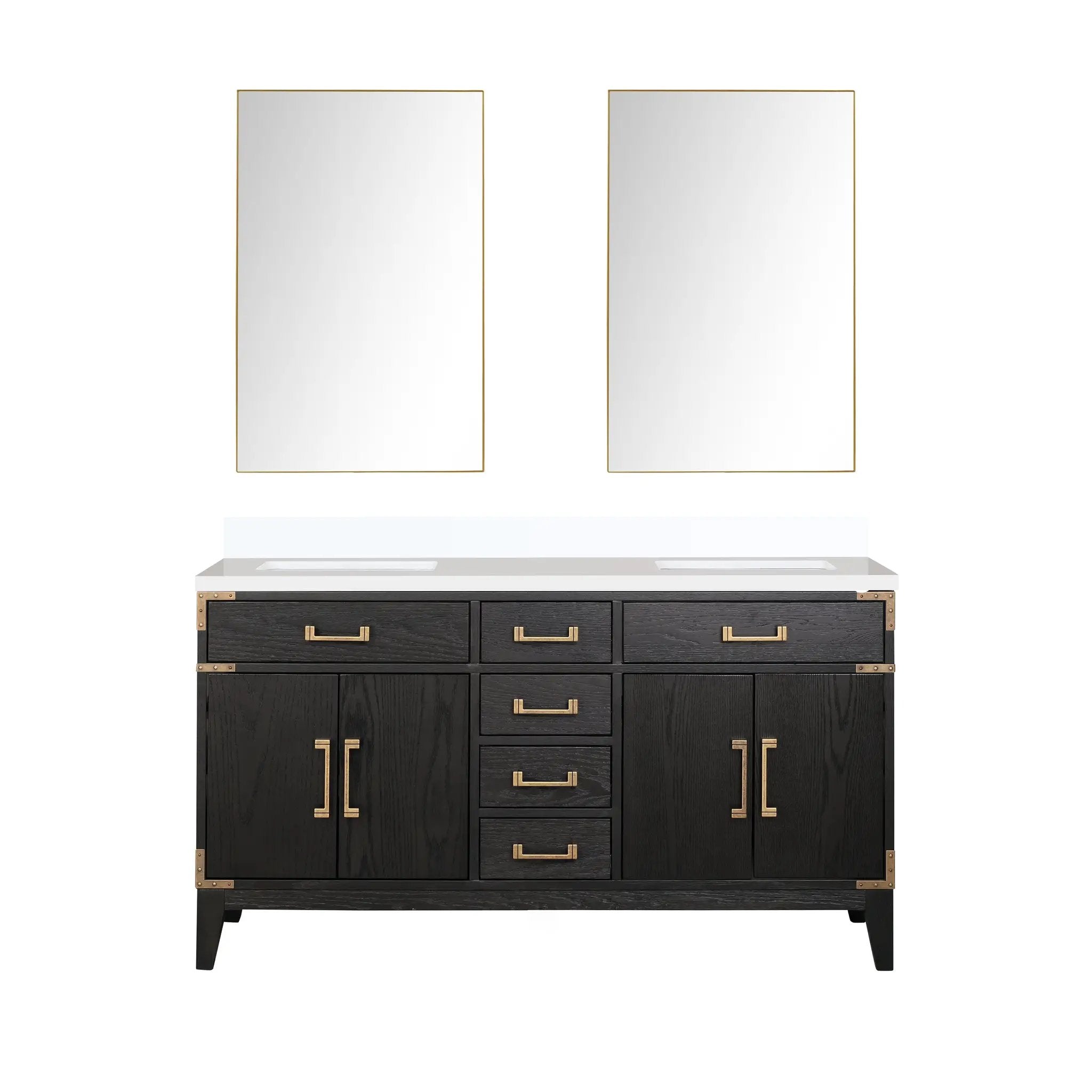 Lexora Laurel 60 in W x 22 in D Double Bath Vanity by Lexora