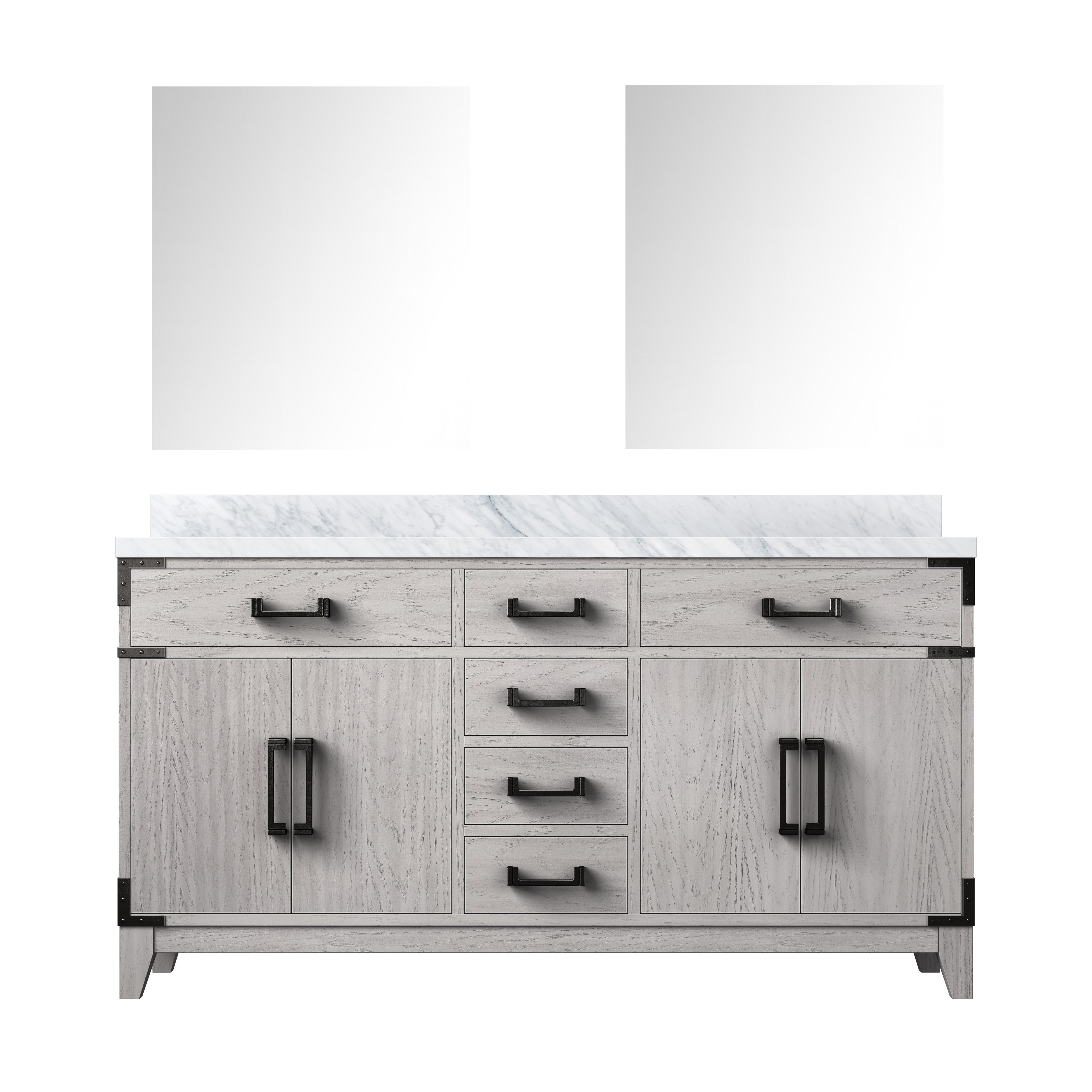 Lexora Laurel 60 in W x 22 in D Double Bath Vanity