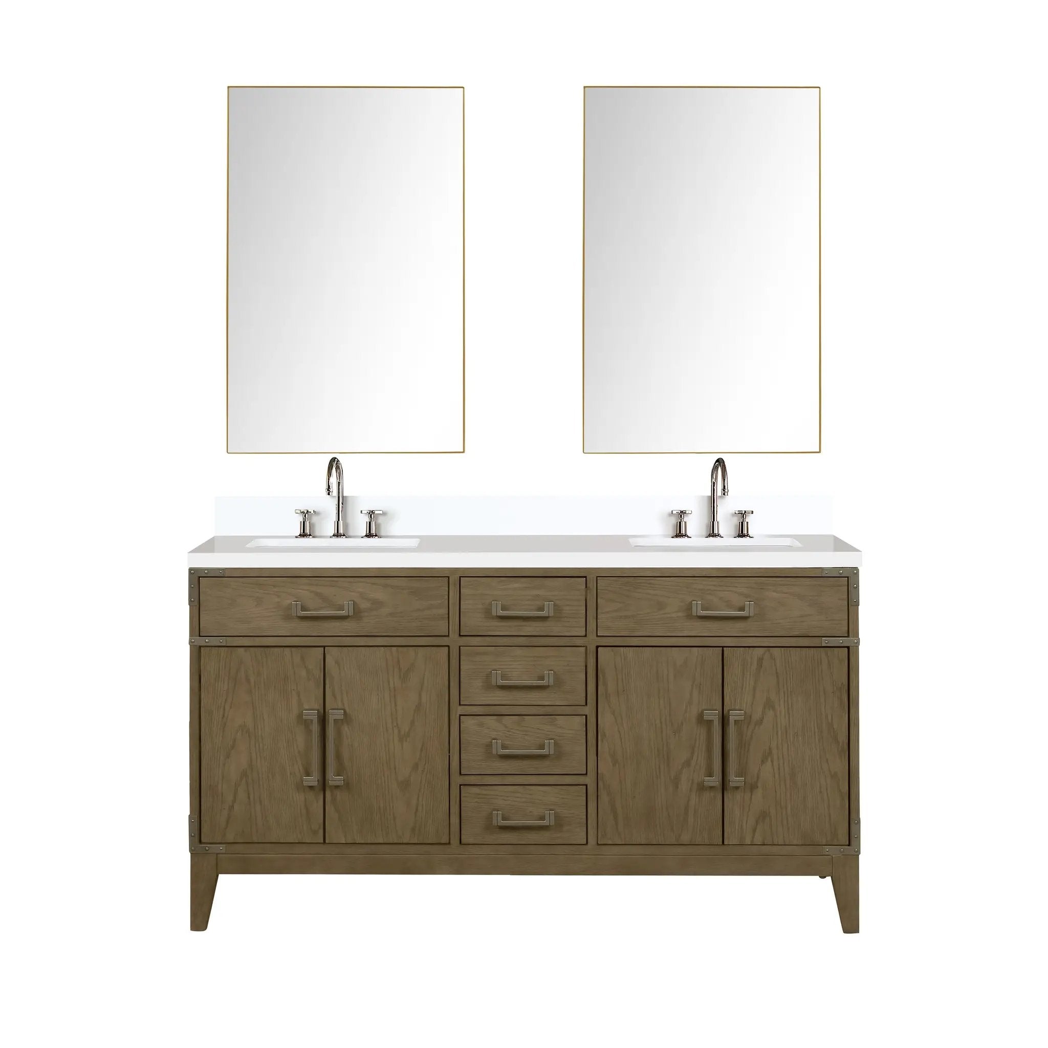 Lexora Laurel 60 in W x 22 in D Double Bath Vanity by Lexora