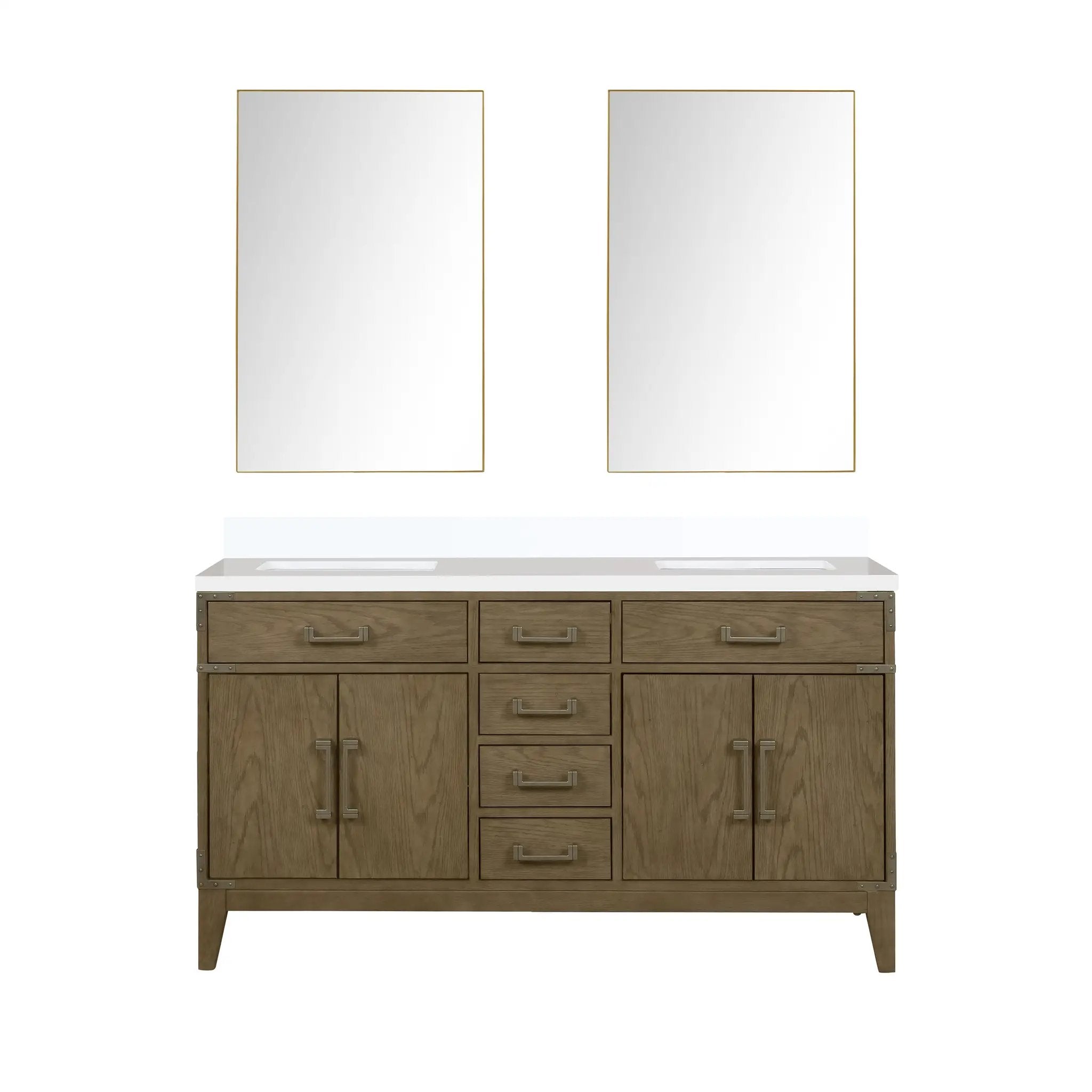 Lexora Laurel 60 in W x 22 in D Double Bath Vanity by Lexora