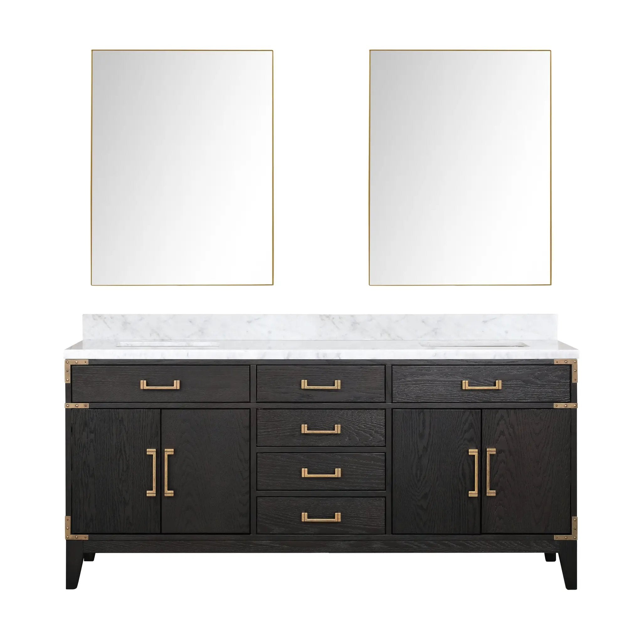 Lexora Laurel 72 in W x 22 in D Double Bath Vanity by Lexora