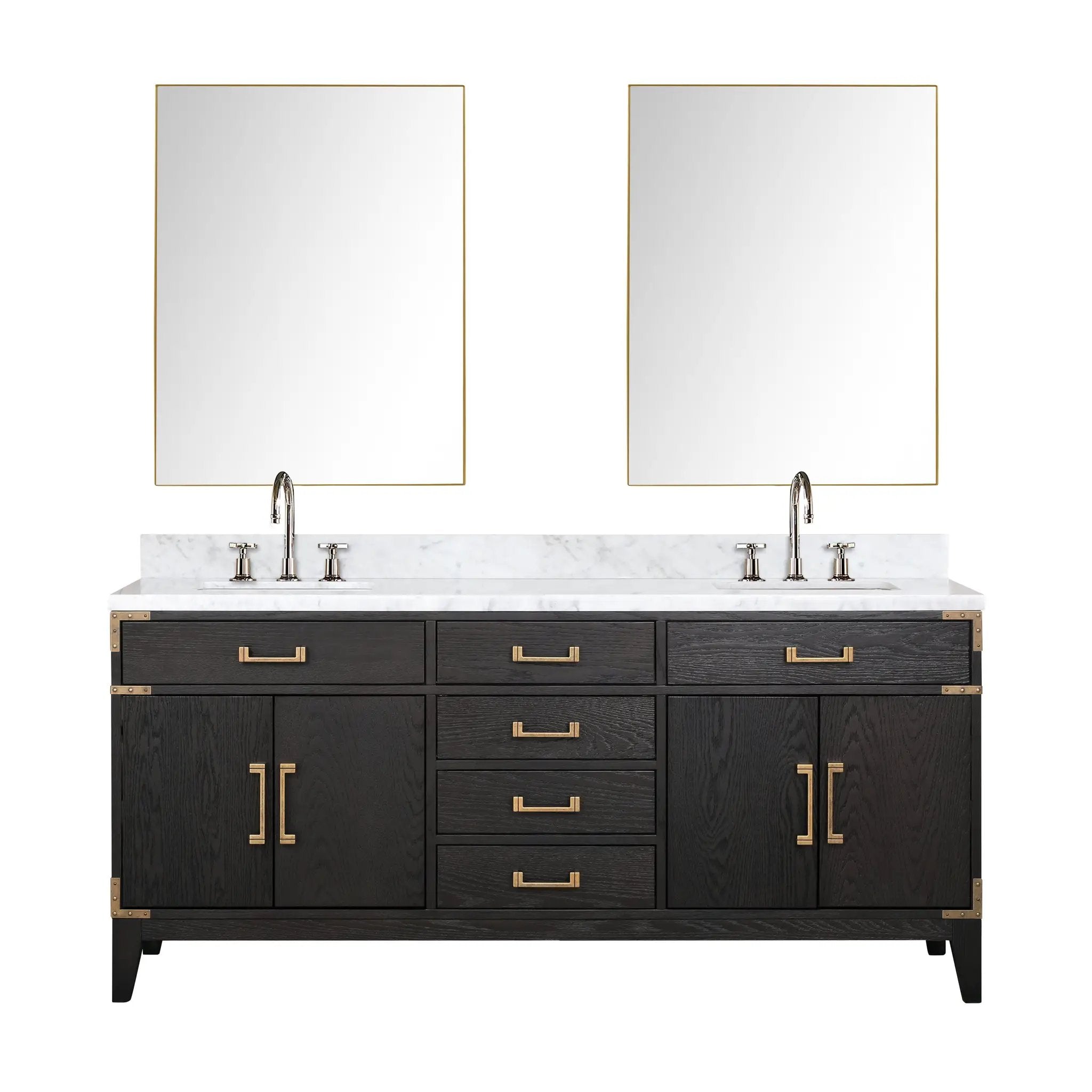 Lexora Laurel 72 in W x 22 in D Double Bath Vanity by Lexora