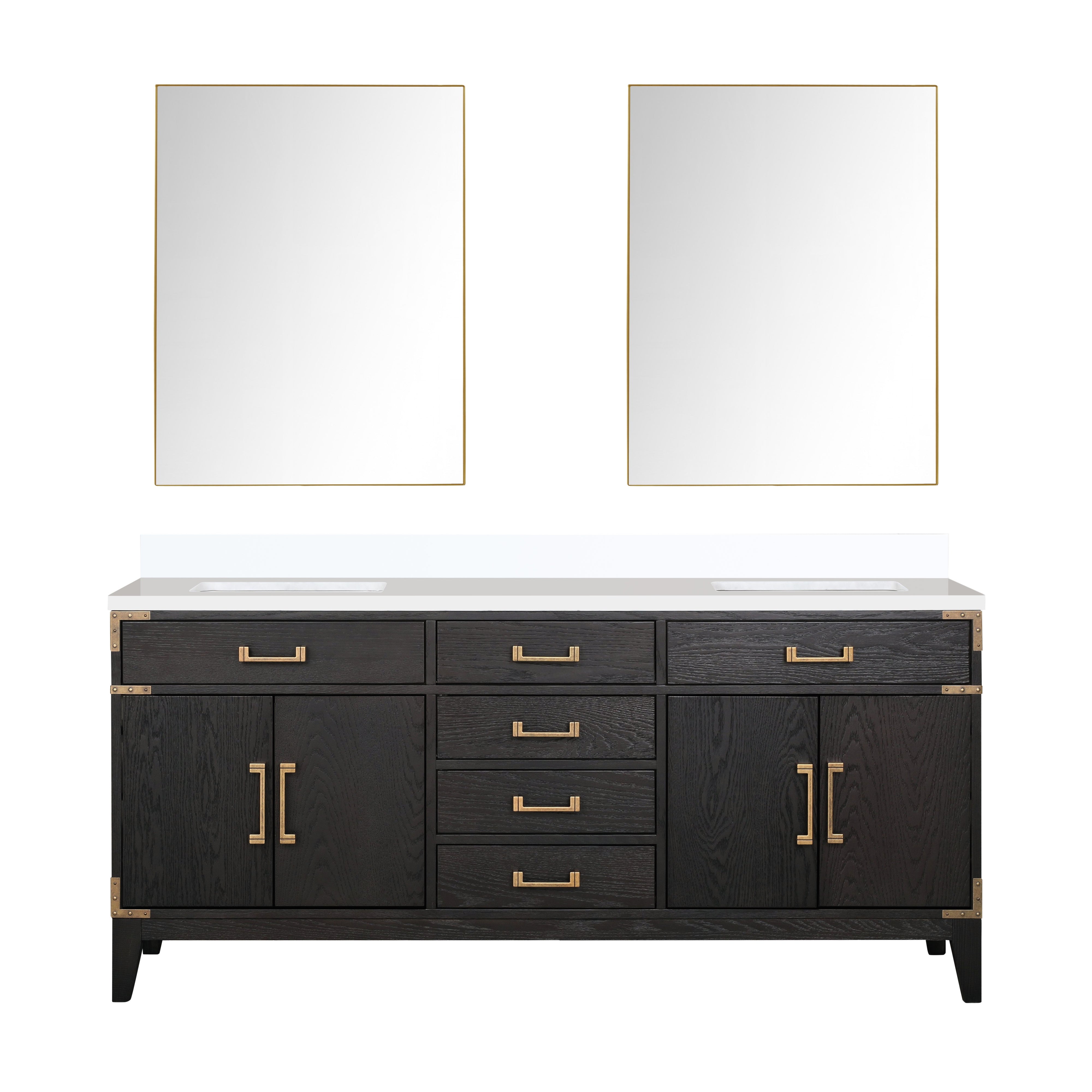 Lexora Laurel 72 in W x 22 in D Double Bath Vanity by Lexora