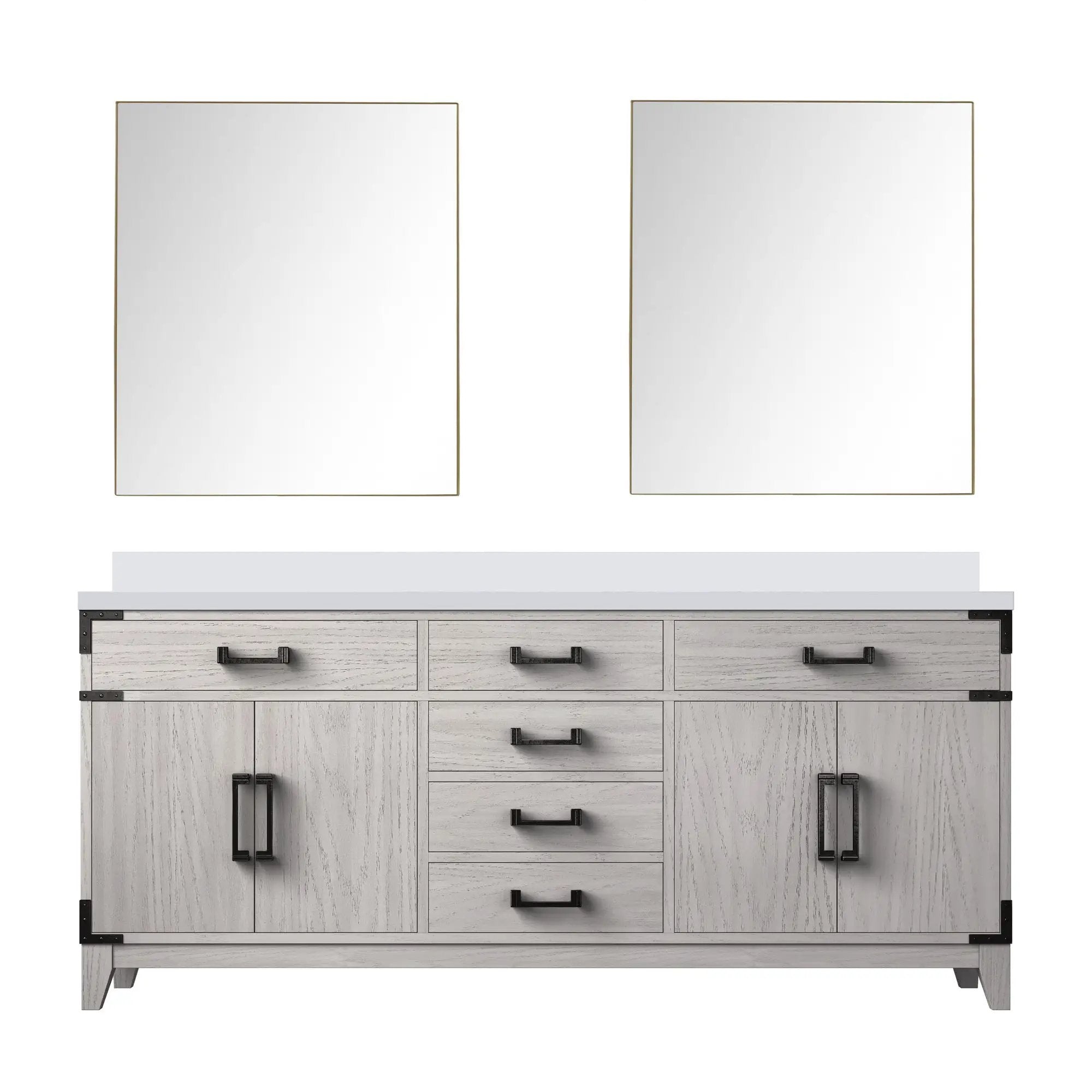 Lexora Laurel 72 in W x 22 in D Double Bath Vanity by Lexora