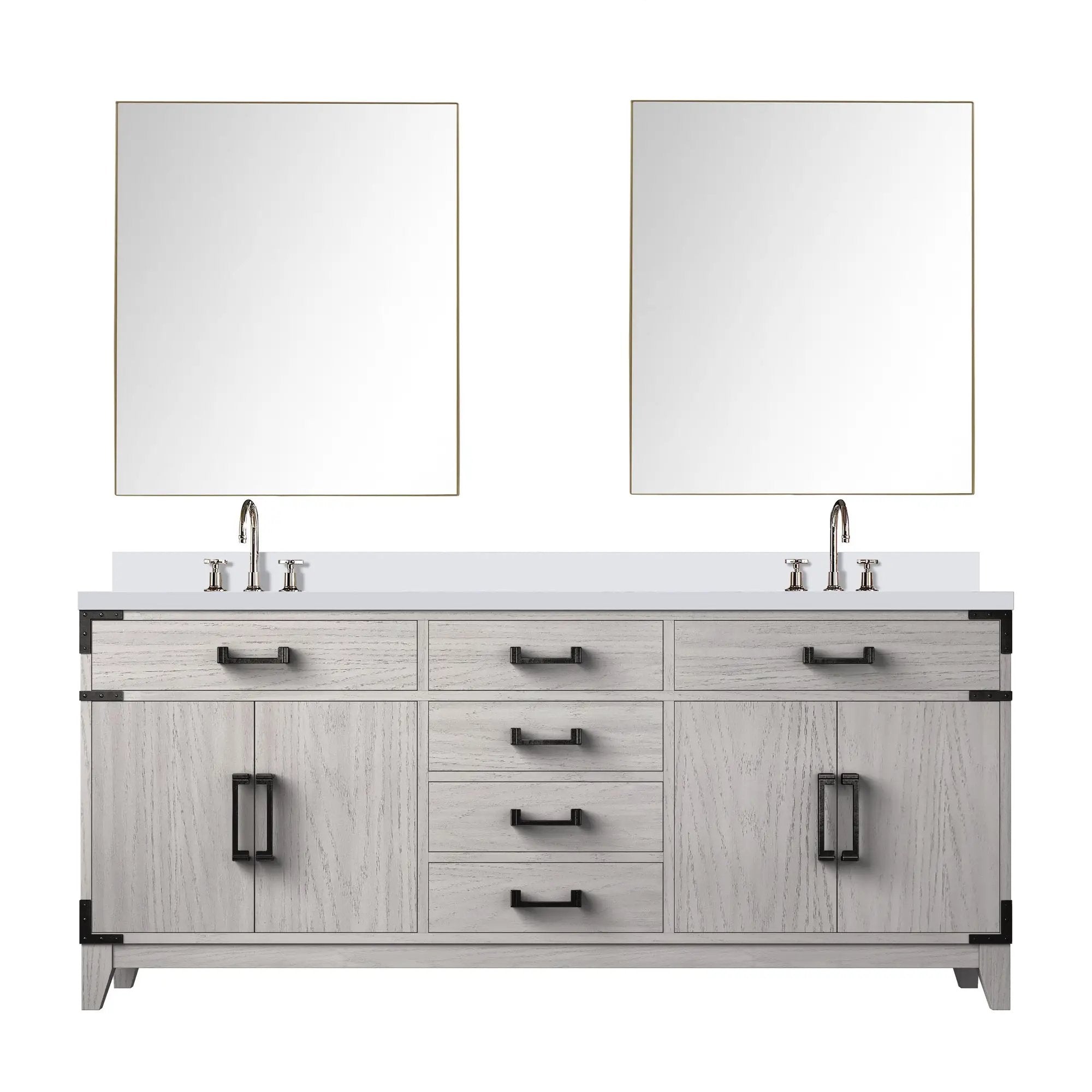 Lexora Laurel 72 in W x 22 in D Double Bath Vanity by Lexora