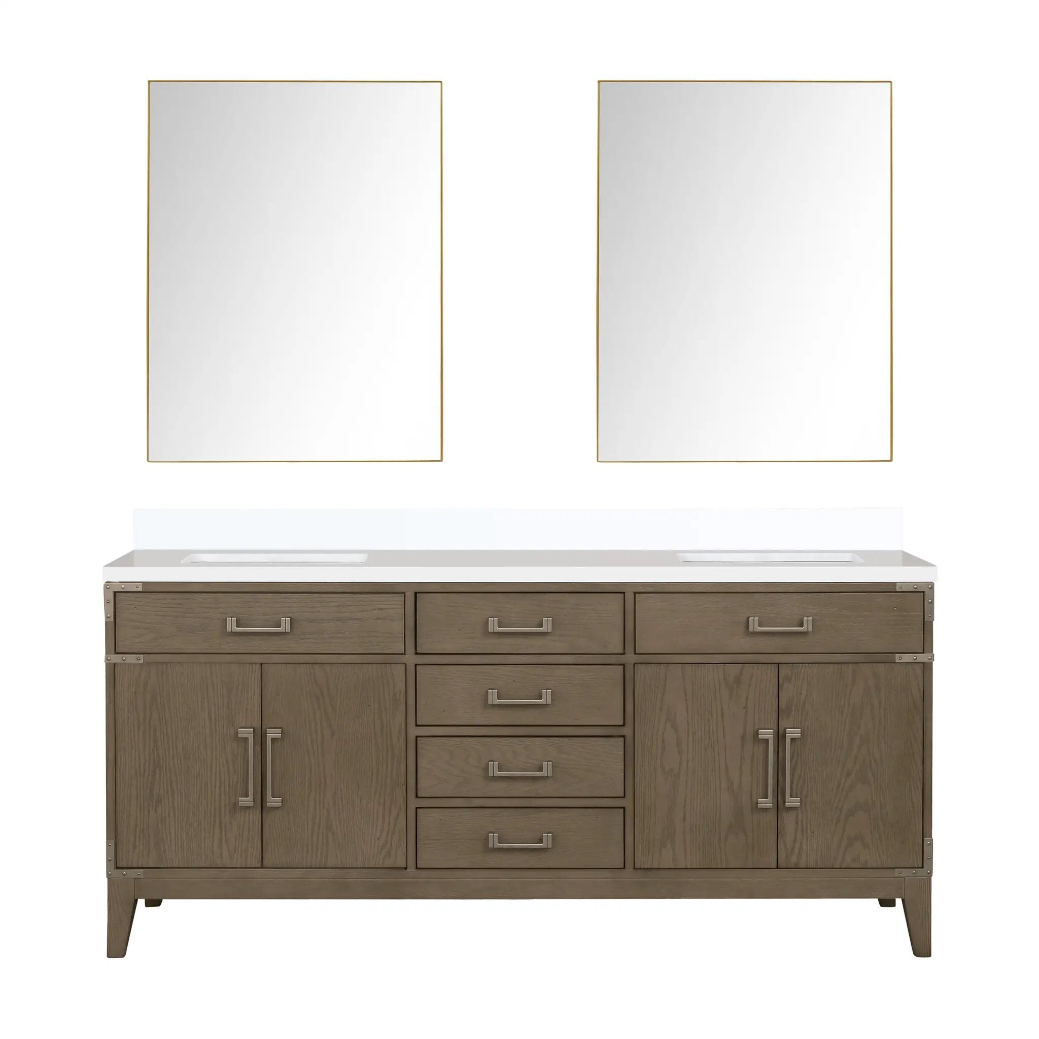 Lexora Laurel 72 in W x 22 in D Double Bath Vanity by Lexora