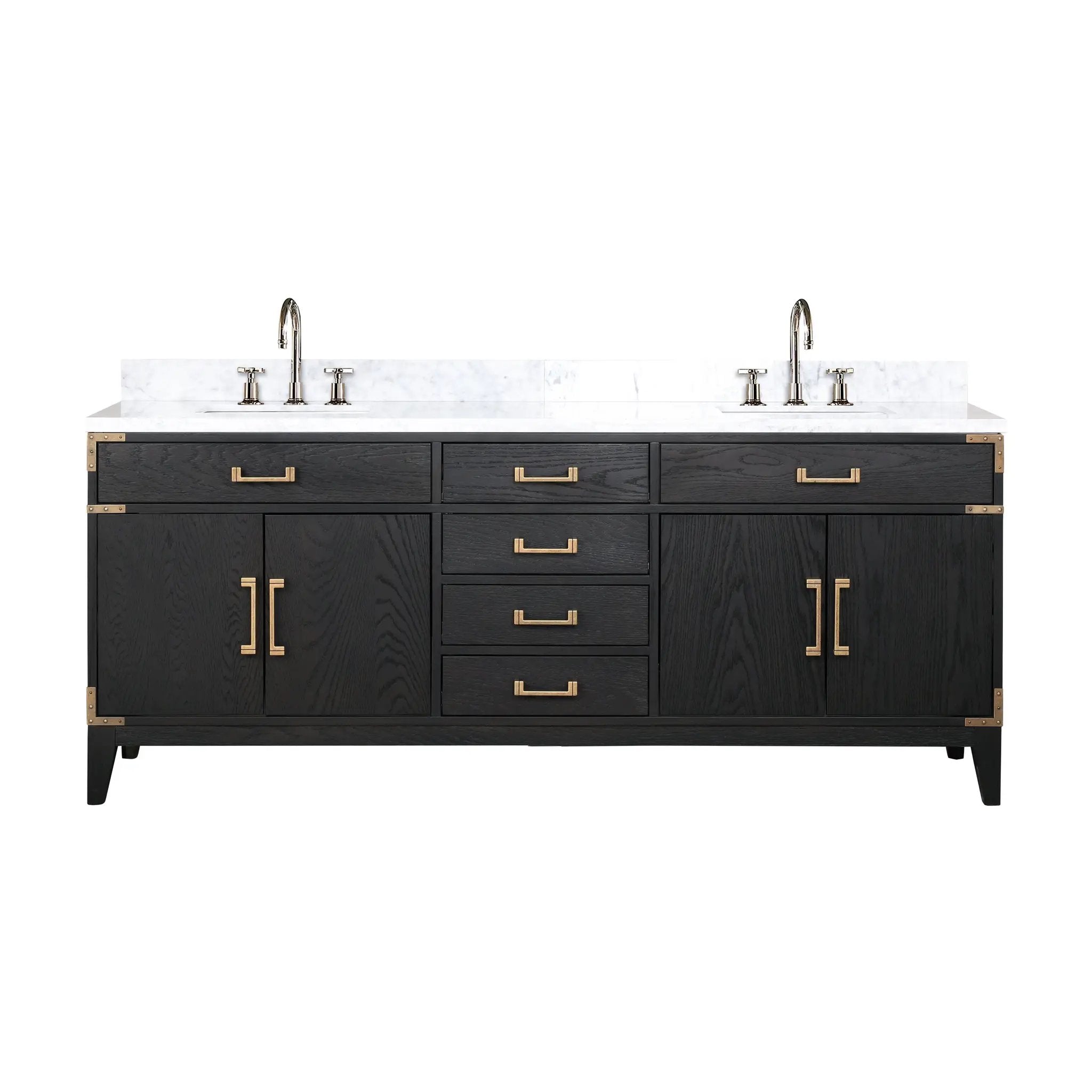 Lexora Laurel 80 in W x 22 in D Double Bath Vanity by Lexora