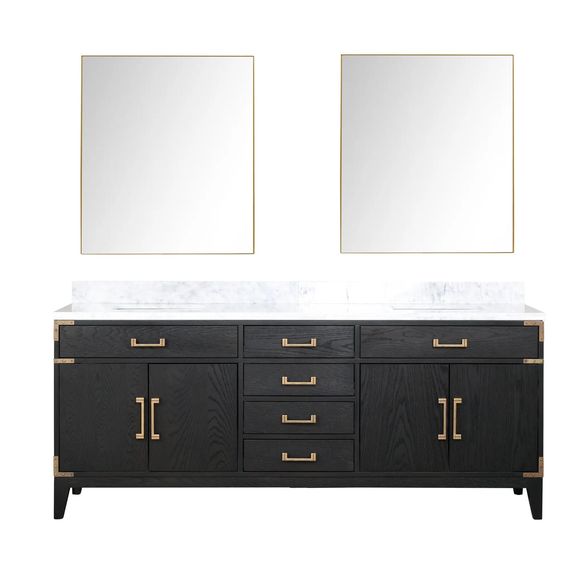 Lexora Laurel 80 in W x 22 in D Double Bath Vanity by Lexora