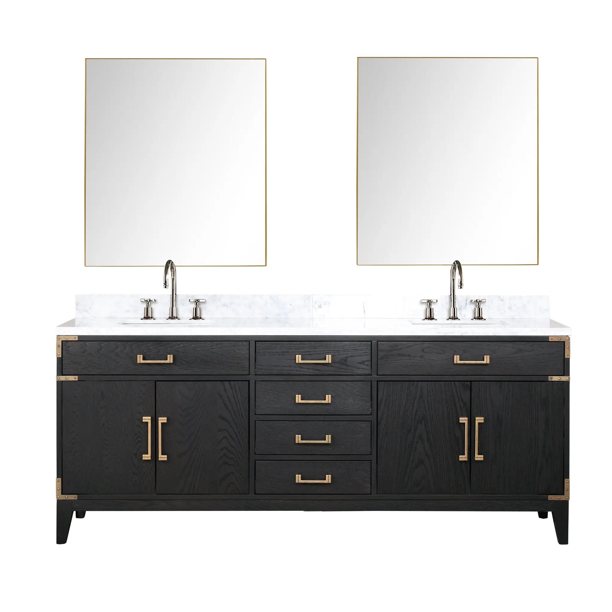 Lexora Laurel 80 in W x 22 in D Double Bath Vanity by Lexora