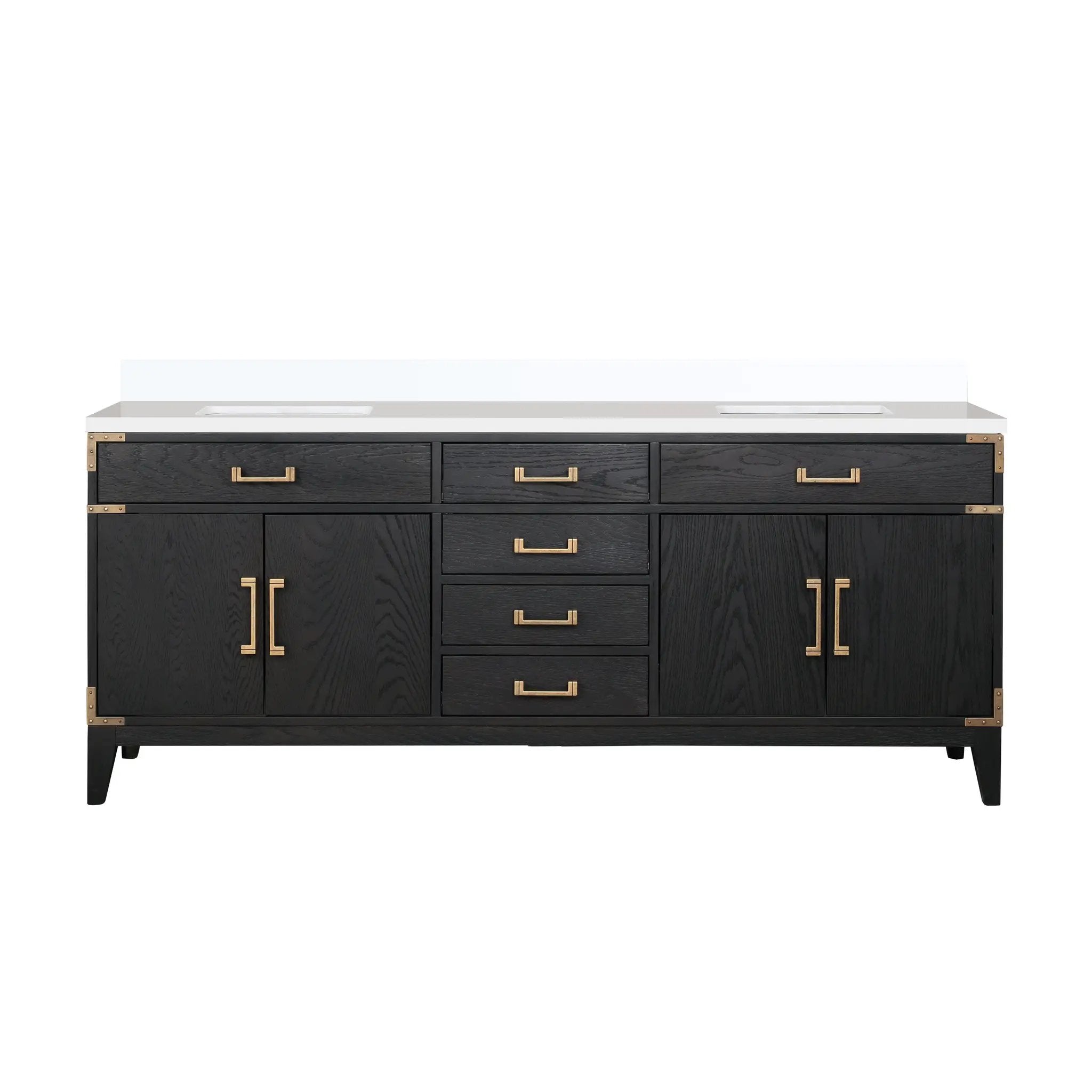 Lexora Laurel 80 in W x 22 in D Double Bath Vanity by Lexora