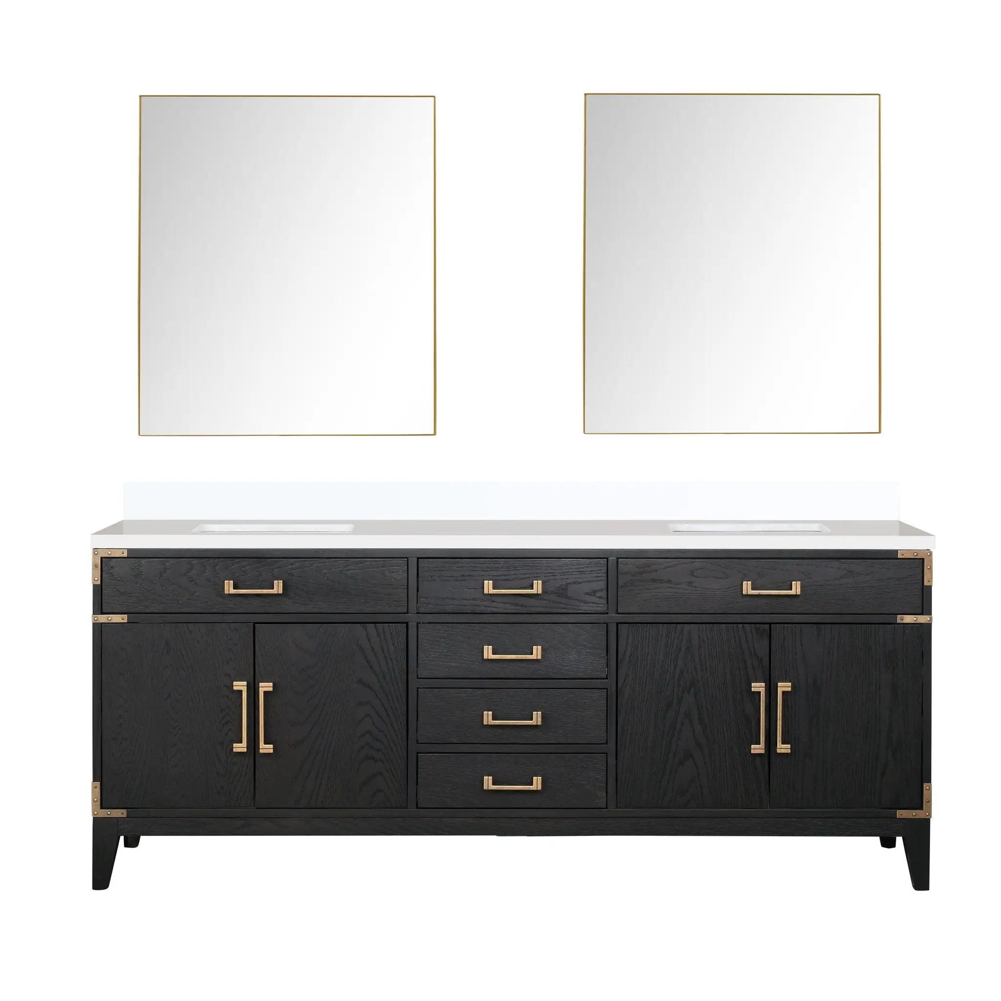 Lexora Laurel 80 in W x 22 in D Double Bath Vanity by Lexora