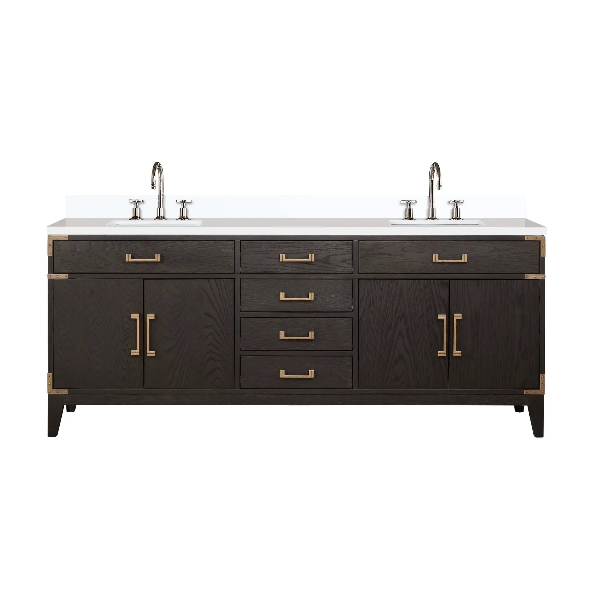 Lexora Laurel 80 in W x 22 in D Double Bath Vanity by Lexora
