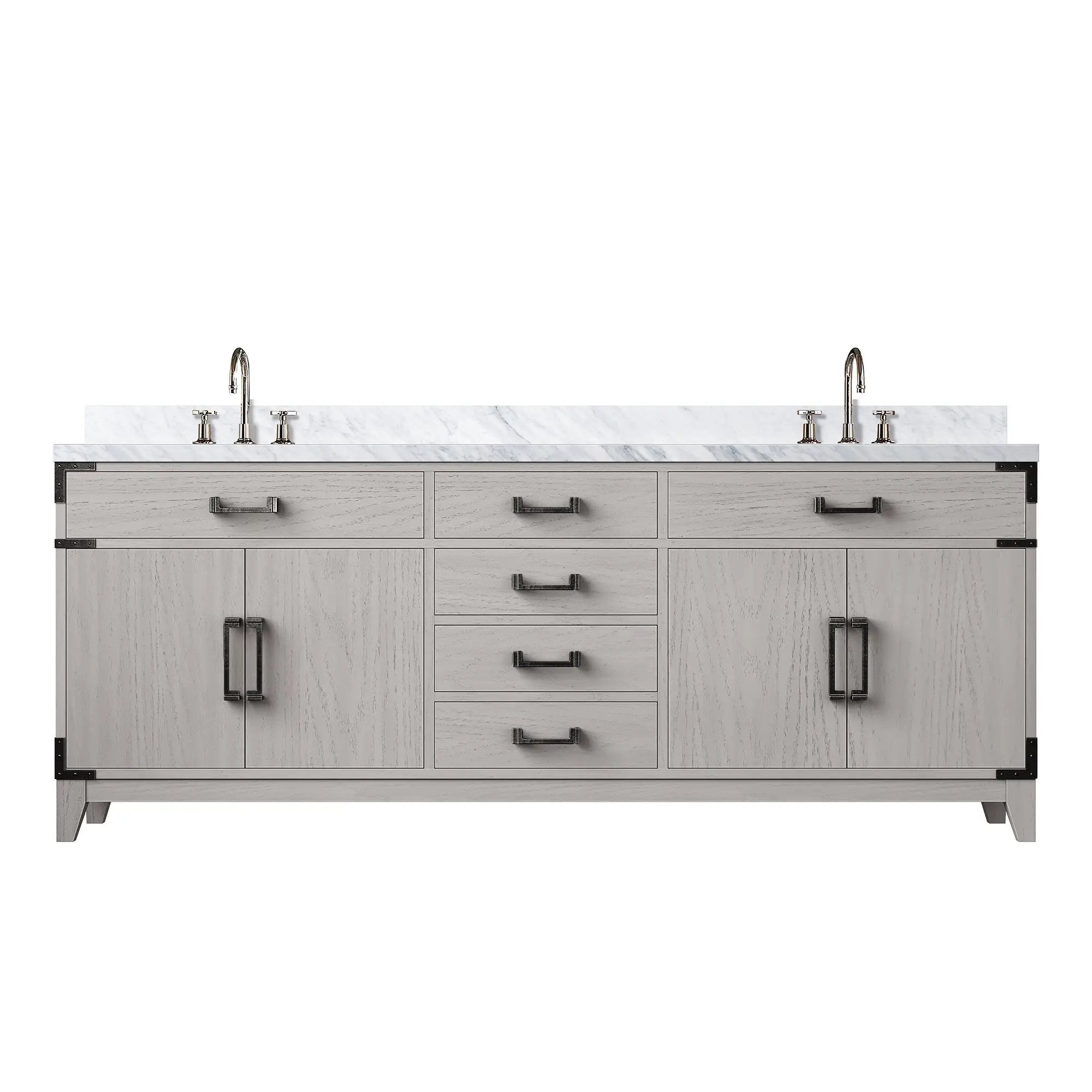 Lexora Laurel 80 in W x 22 in D Double Bath Vanity by Lexora