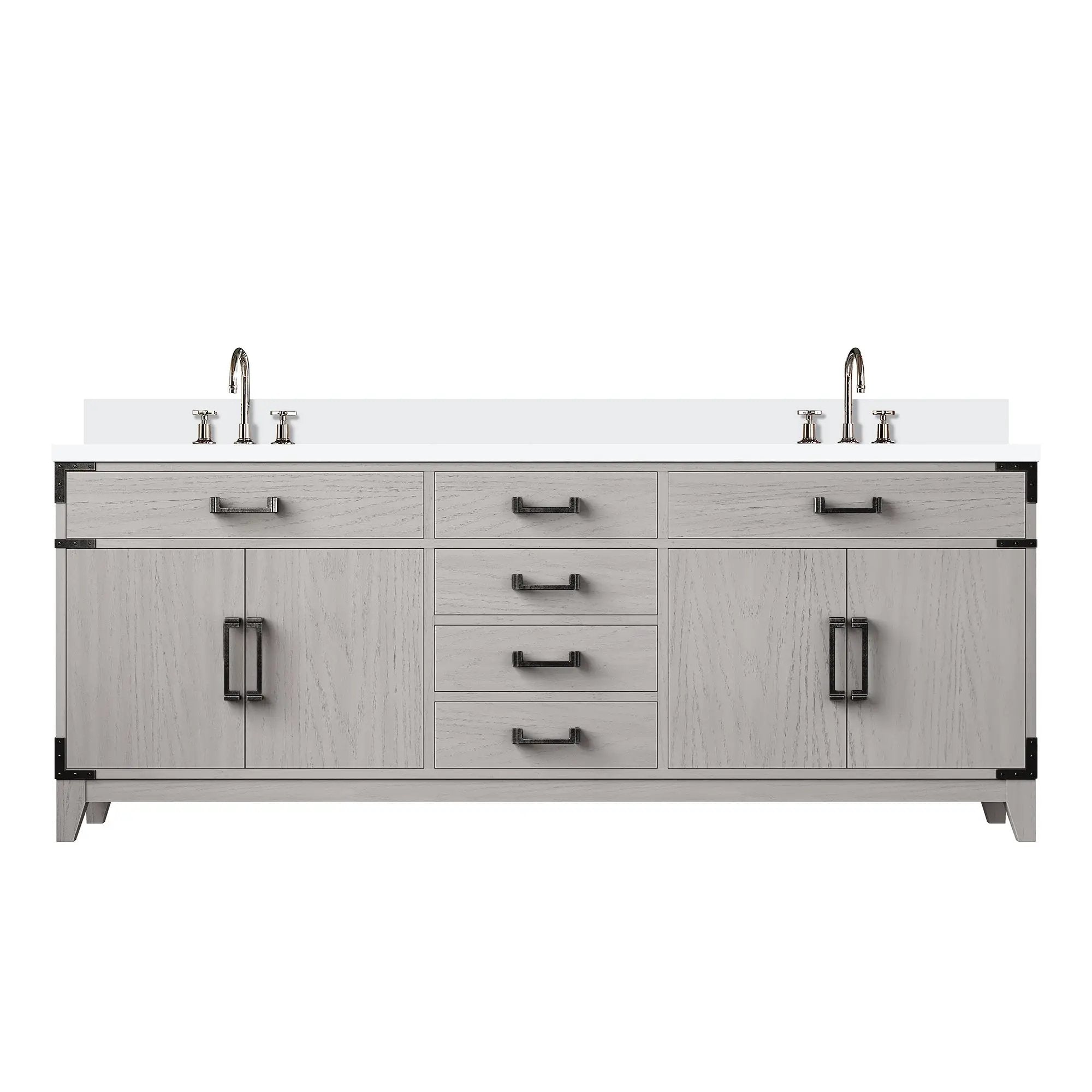 Lexora Laurel 80 in W x 22 in D Double Bath Vanity by Lexora