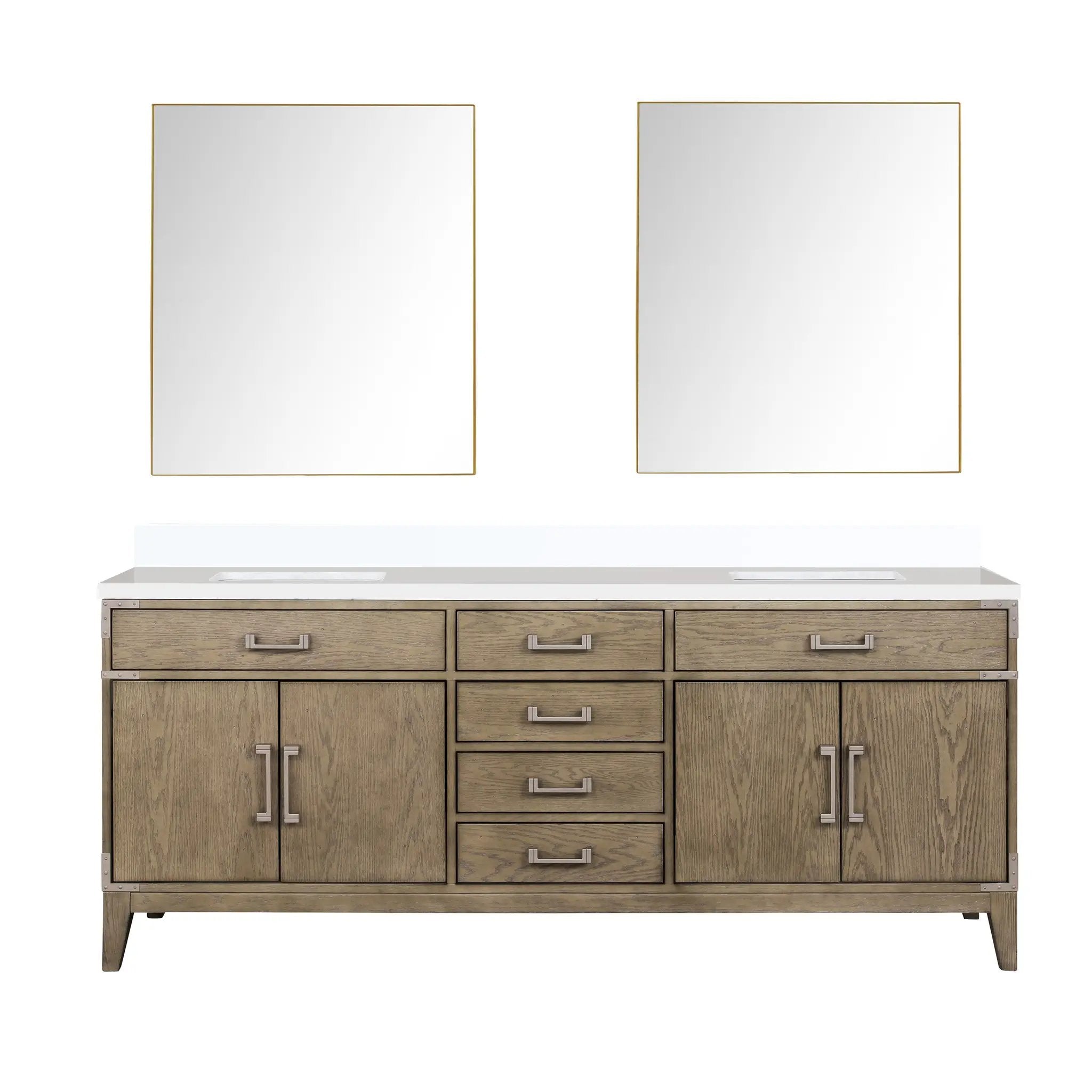 Lexora Laurel 80 in W x 22 in D Double Bath Vanity by Lexora