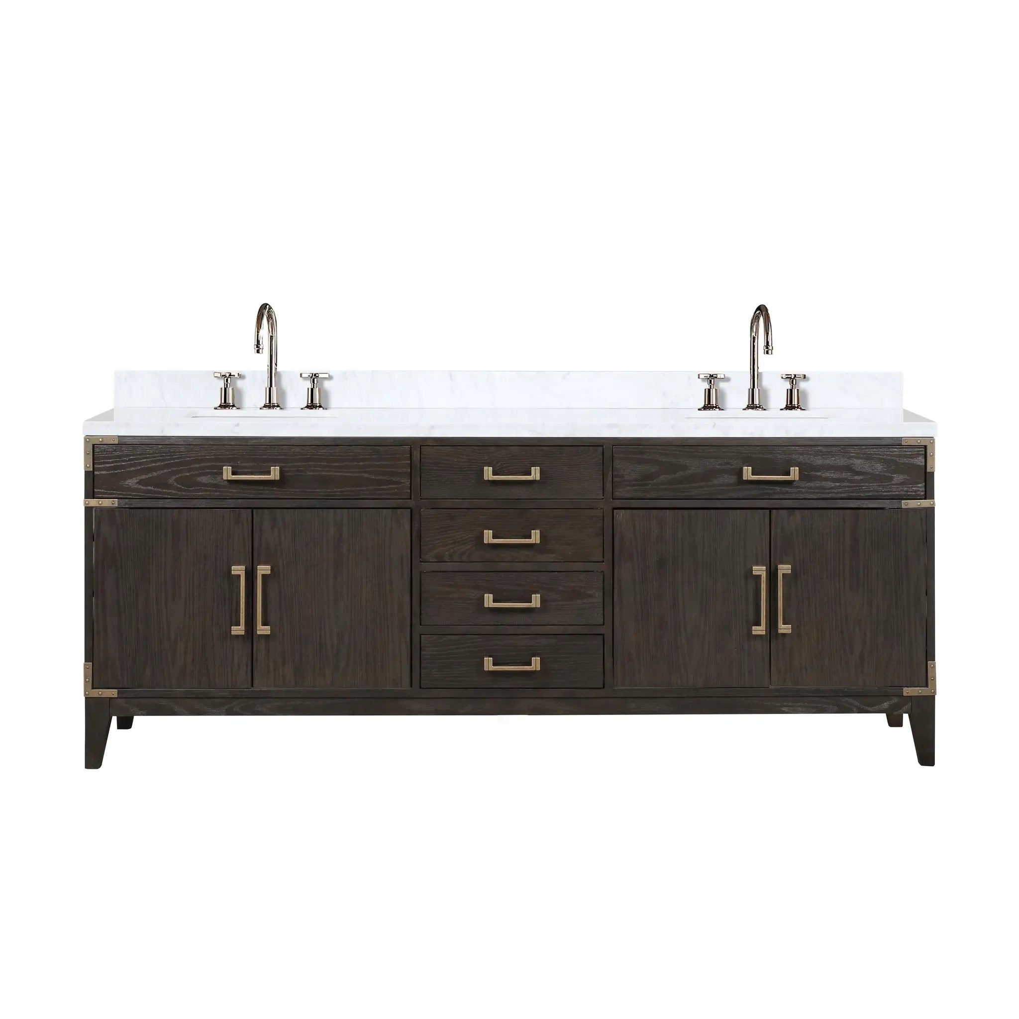 Lexora Laurel 84 in W x 22 in D Double Bath Vanity by Lexora