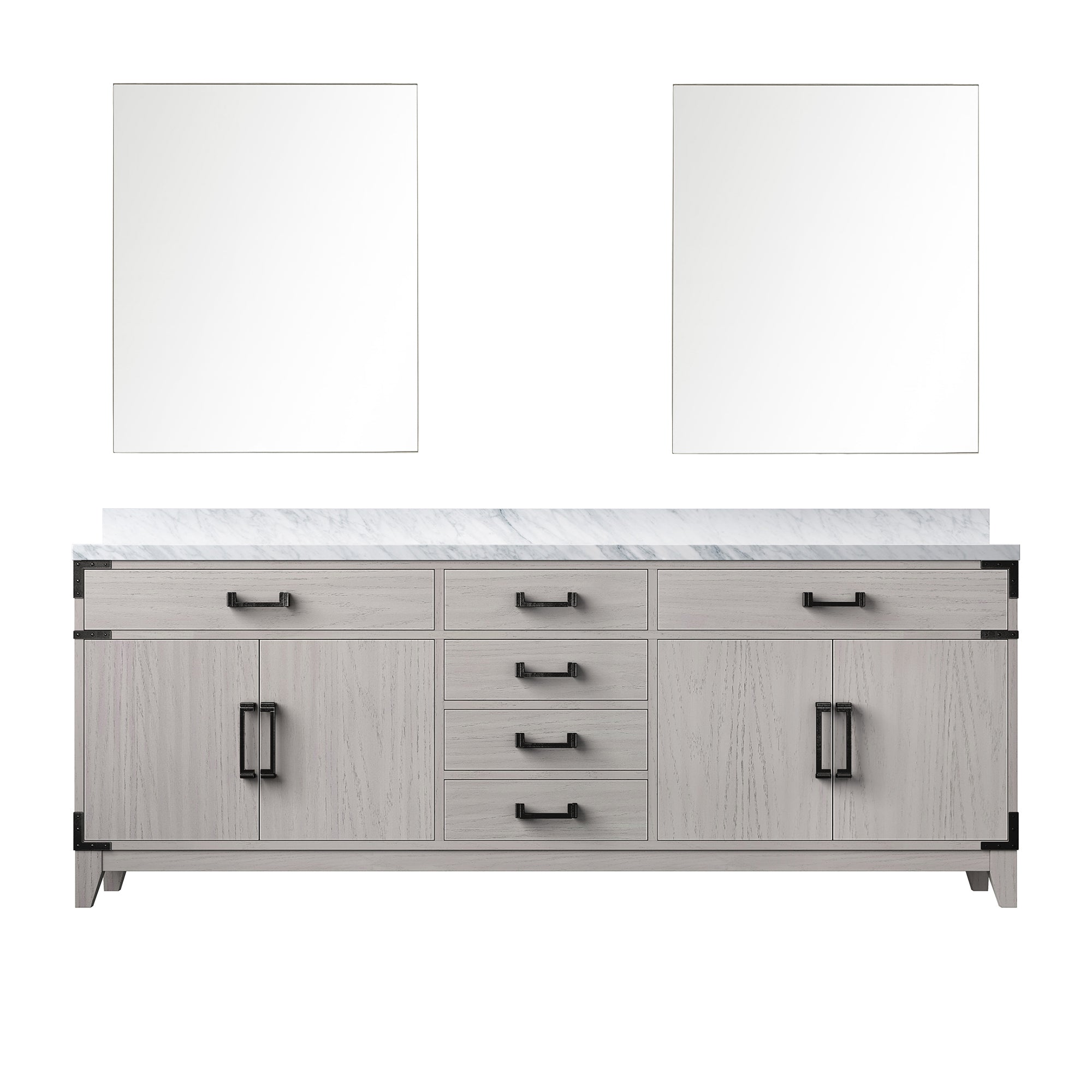 Lexora Laurel 84 in W x 22 in D Double Bath Vanity by Lexora