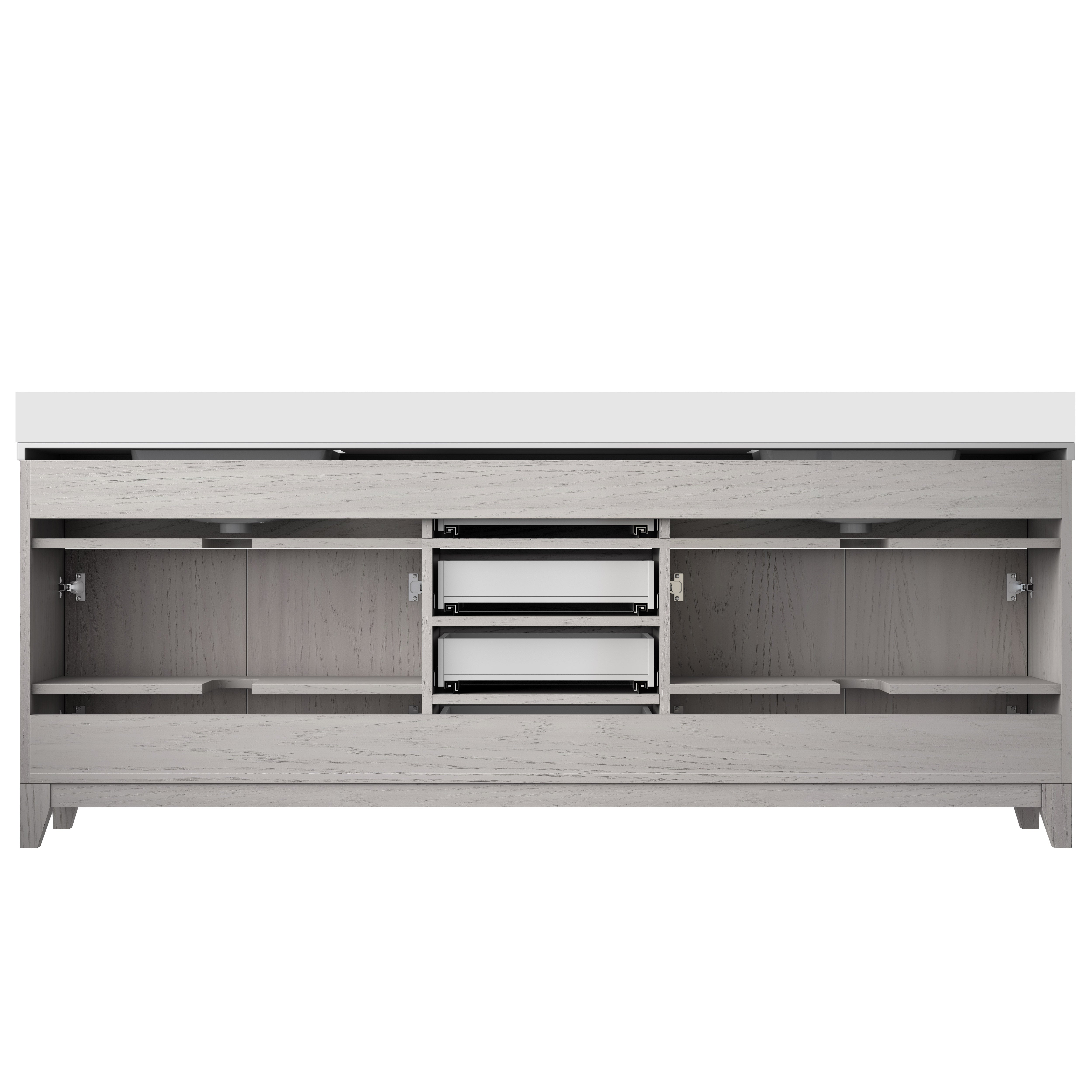 Lexora Laurel 84 in W x 22 in D Double Bath Vanity by Lexora