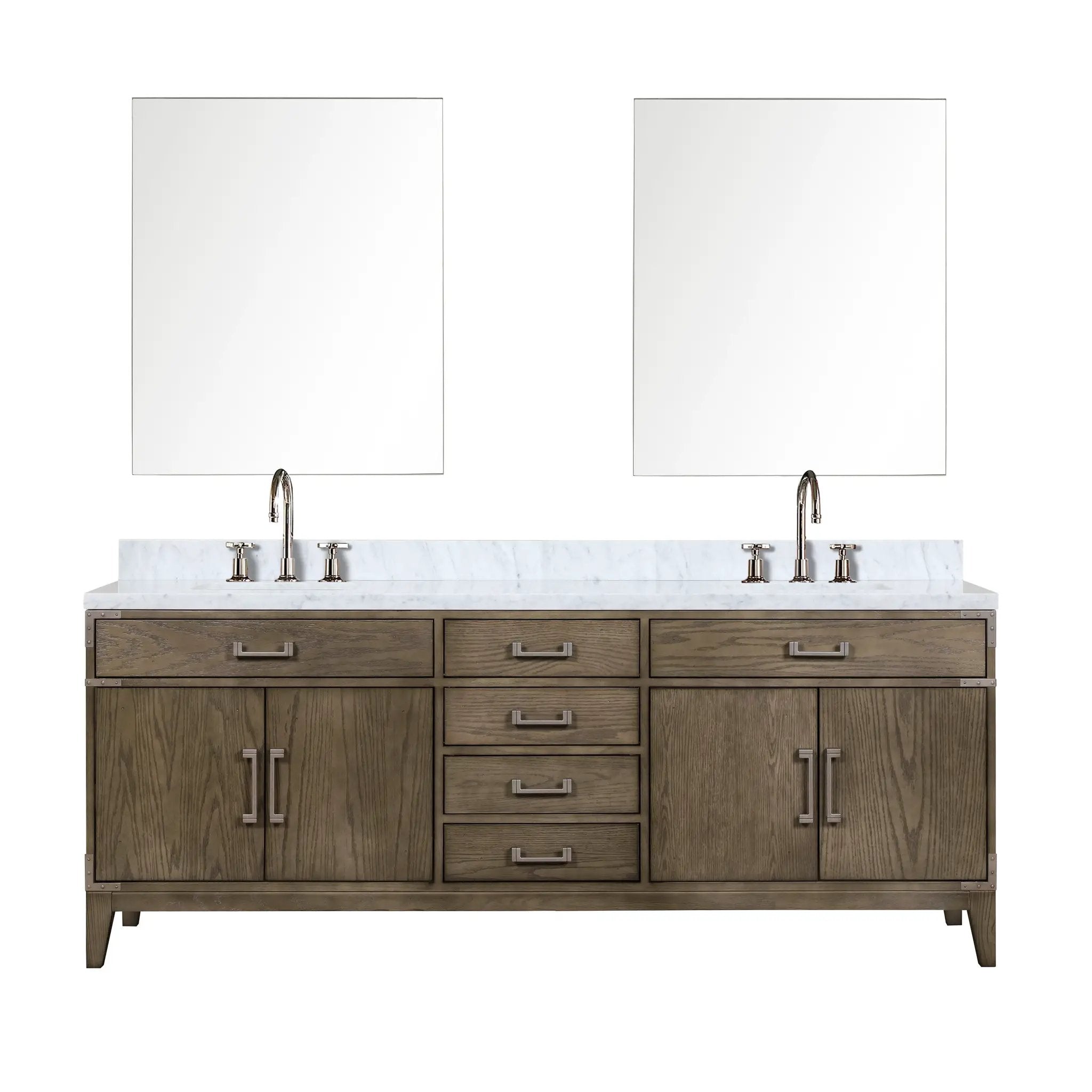 Lexora Laurel 84 in W x 22 in D Double Bath Vanity by Lexora